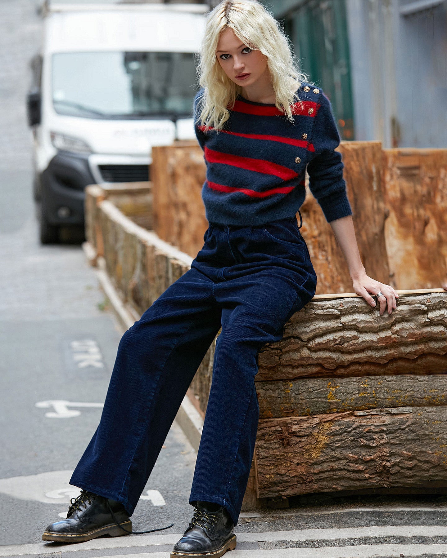 Pantalon Wolfgang  Bleu marine | Mes Demoiselles Paris