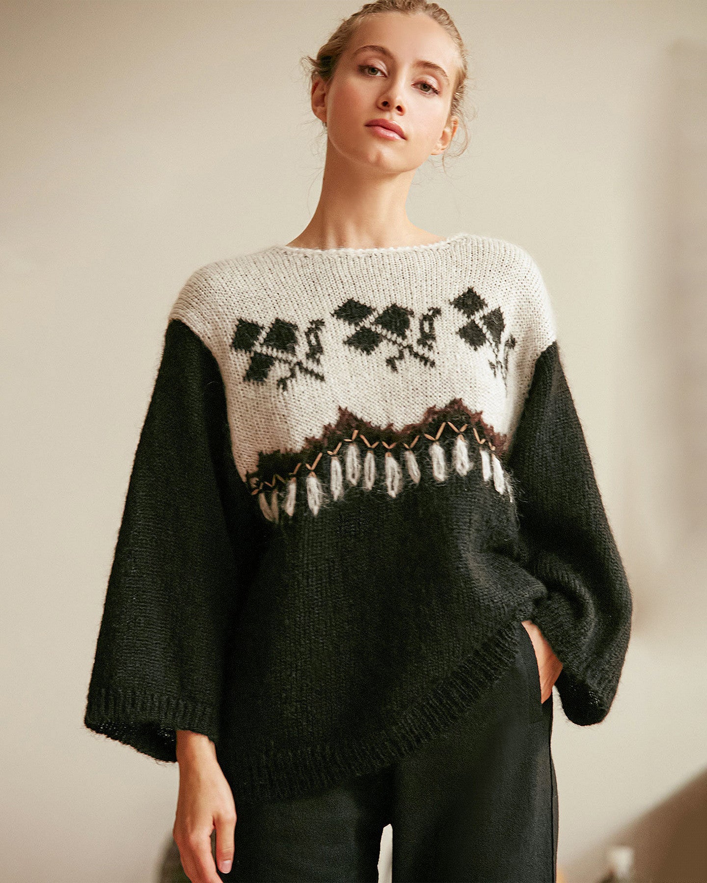 Pull Dirk  Noir | Mes Demoiselles Paris