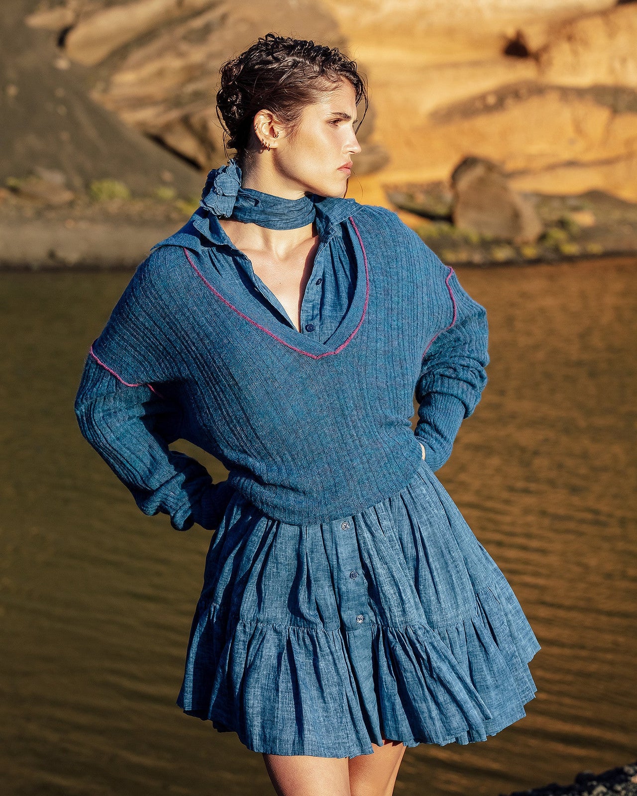 Pull Takuya  Bleu | Mes Demoiselles Paris - Image 3