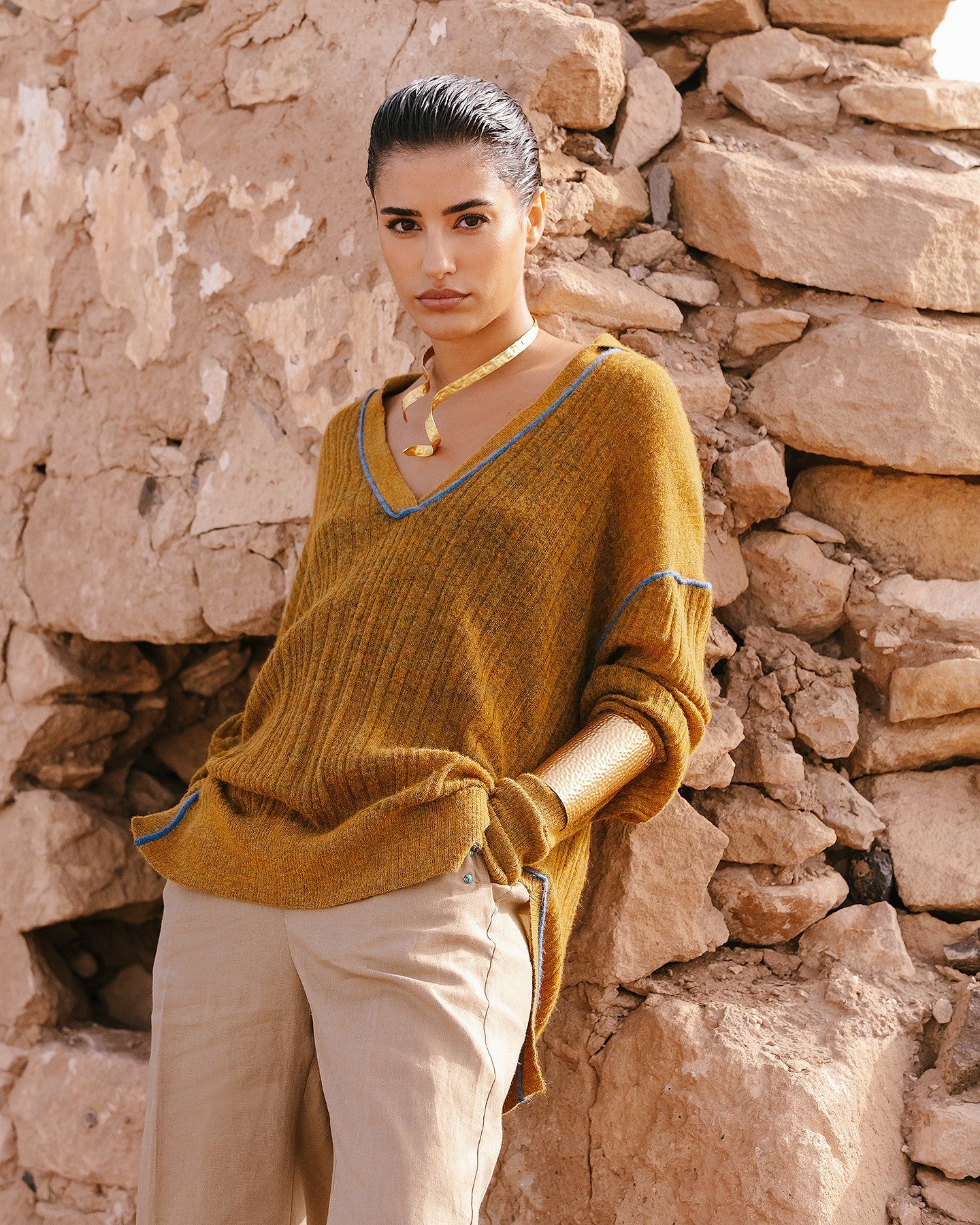 Pull Takuya  Jaune | Mes Demoiselles Paris