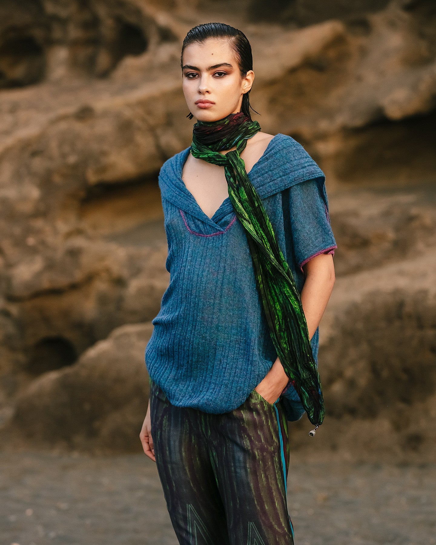 Pull Tatsuya  Bleu | Mes Demoiselles Paris