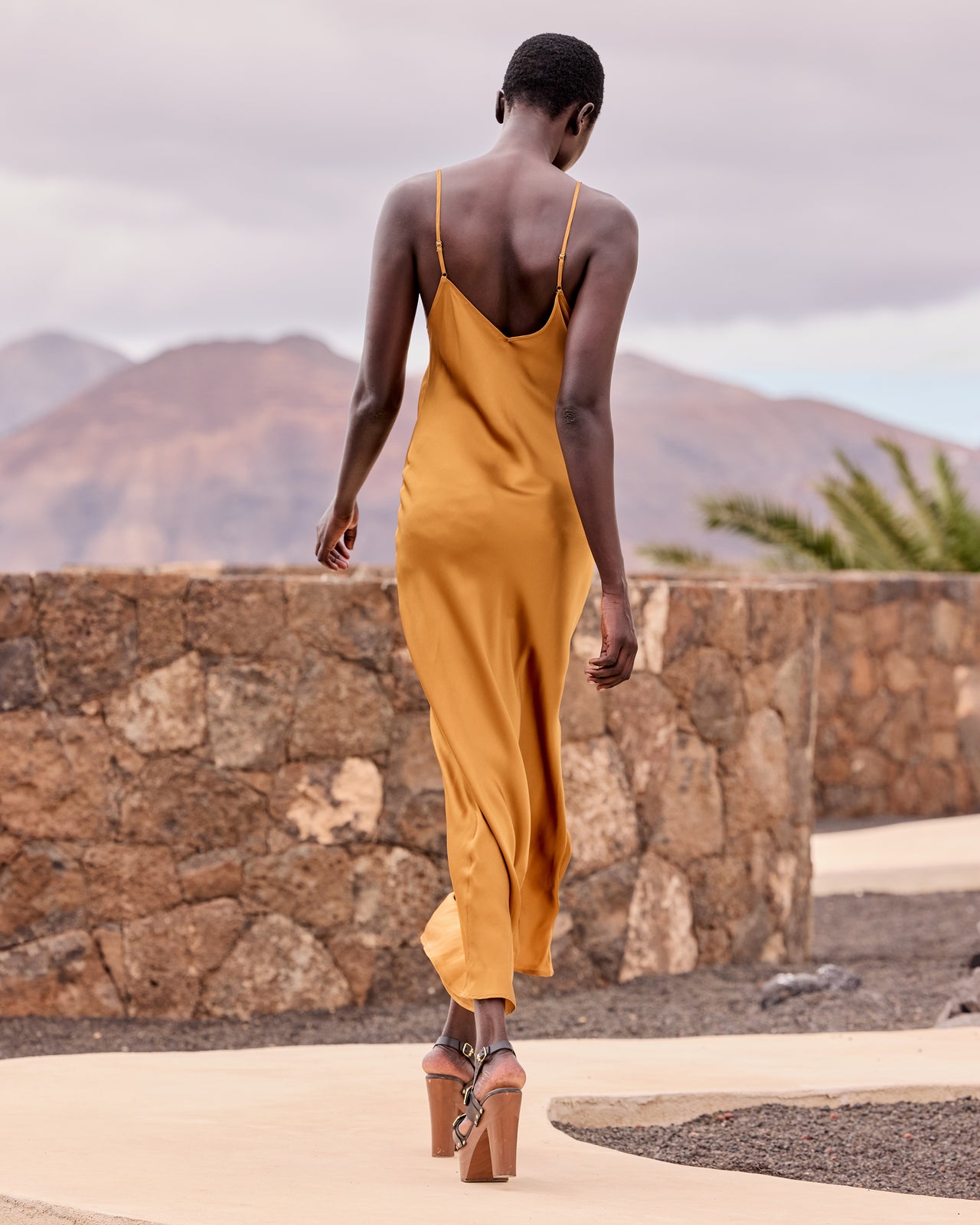 ochre silk dress Isabel Marant Women's Lyndsay Floral Ruched Silk-Blend Midi-Dress - Ochre