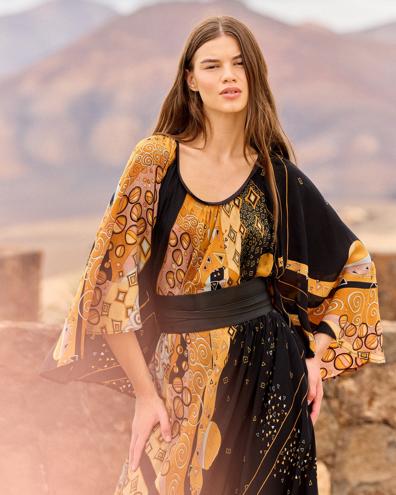 Robe Mally - Ocre - Image 5