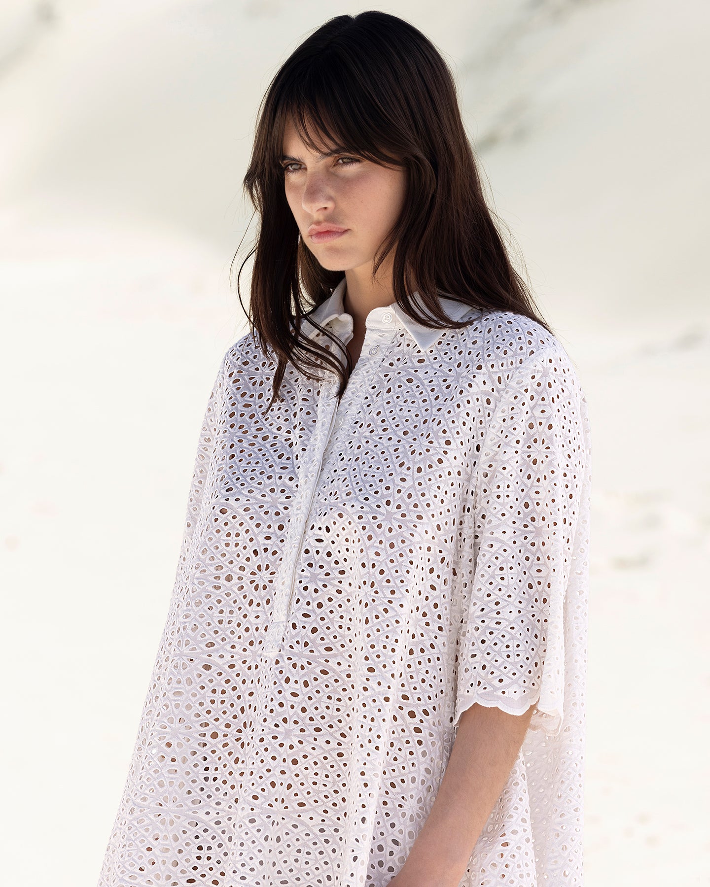 Dress Rose - White