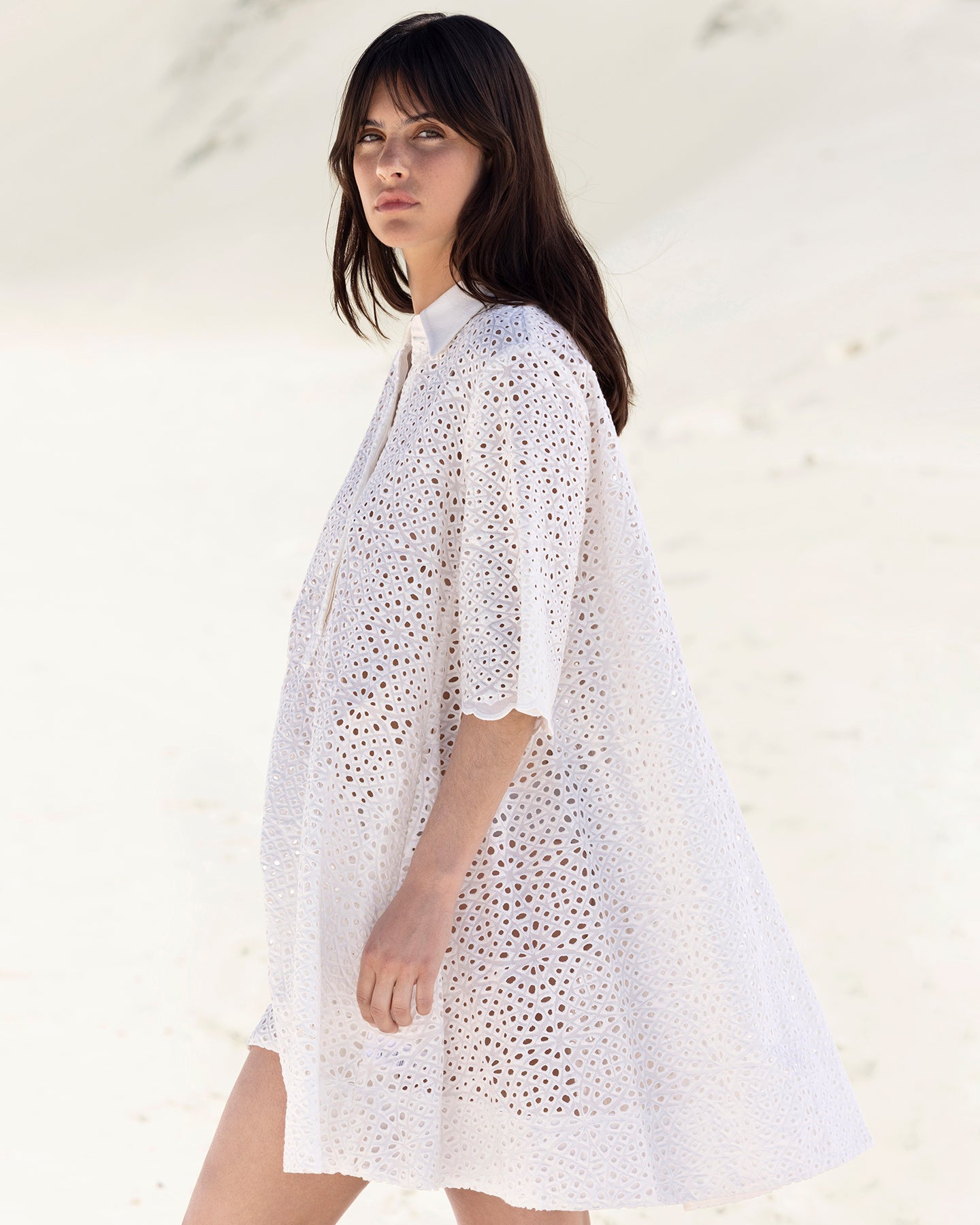 Dress Rose - White