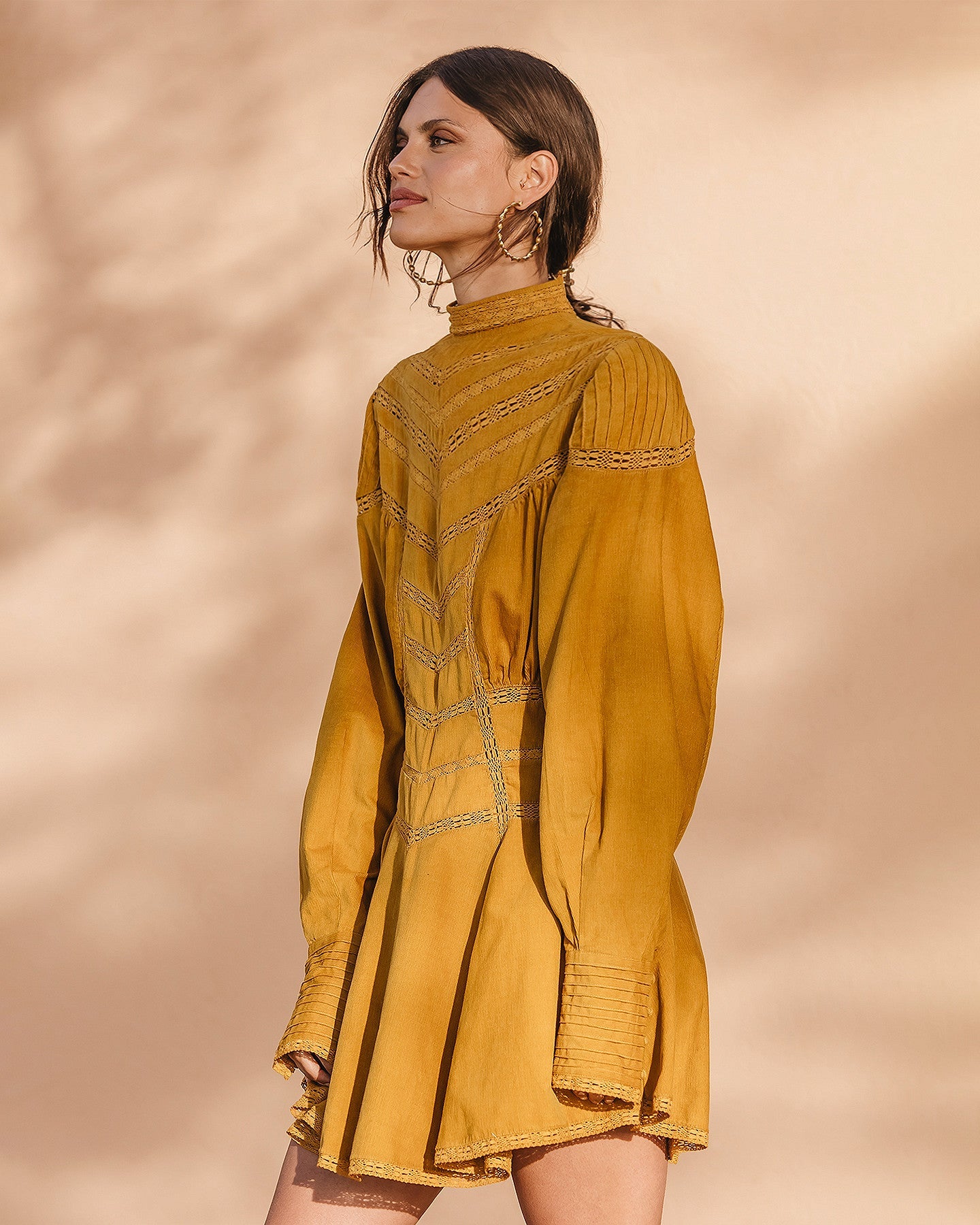 Robe Bella  Ocre | Mes Demoiselles Paris