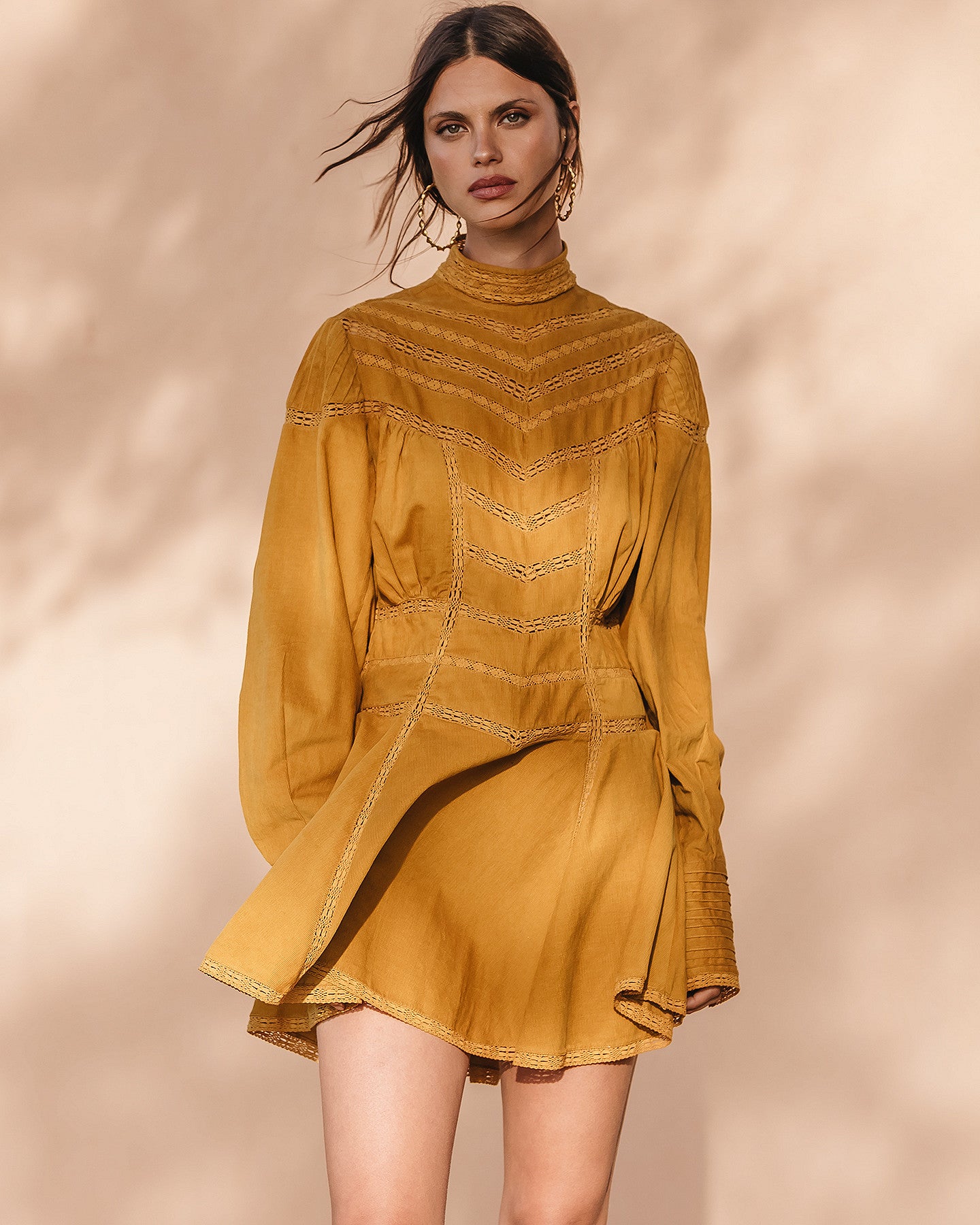 Robe Bella  Ocre | Mes Demoiselles Paris