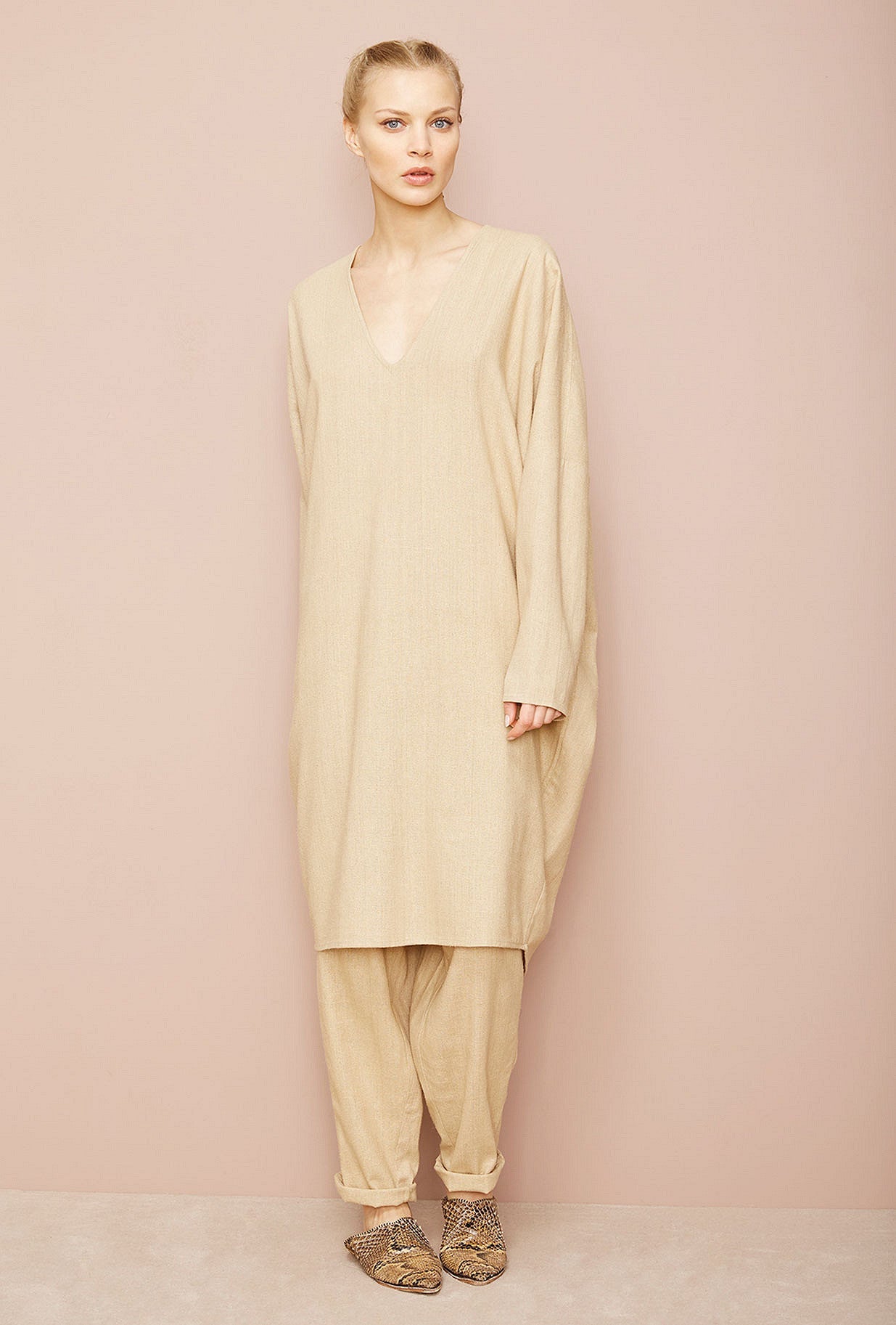 Robe Caftan  Naturel | Mes Demoiselles Paris - Image 1