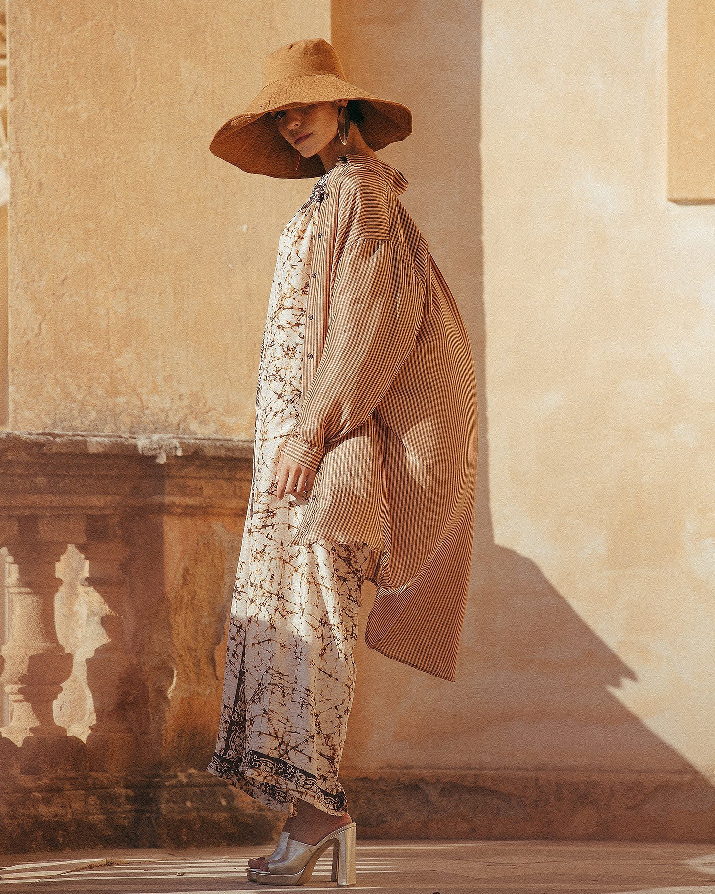 Robe Hiva  Terre / Chocolat | Mes Demoiselles Paris