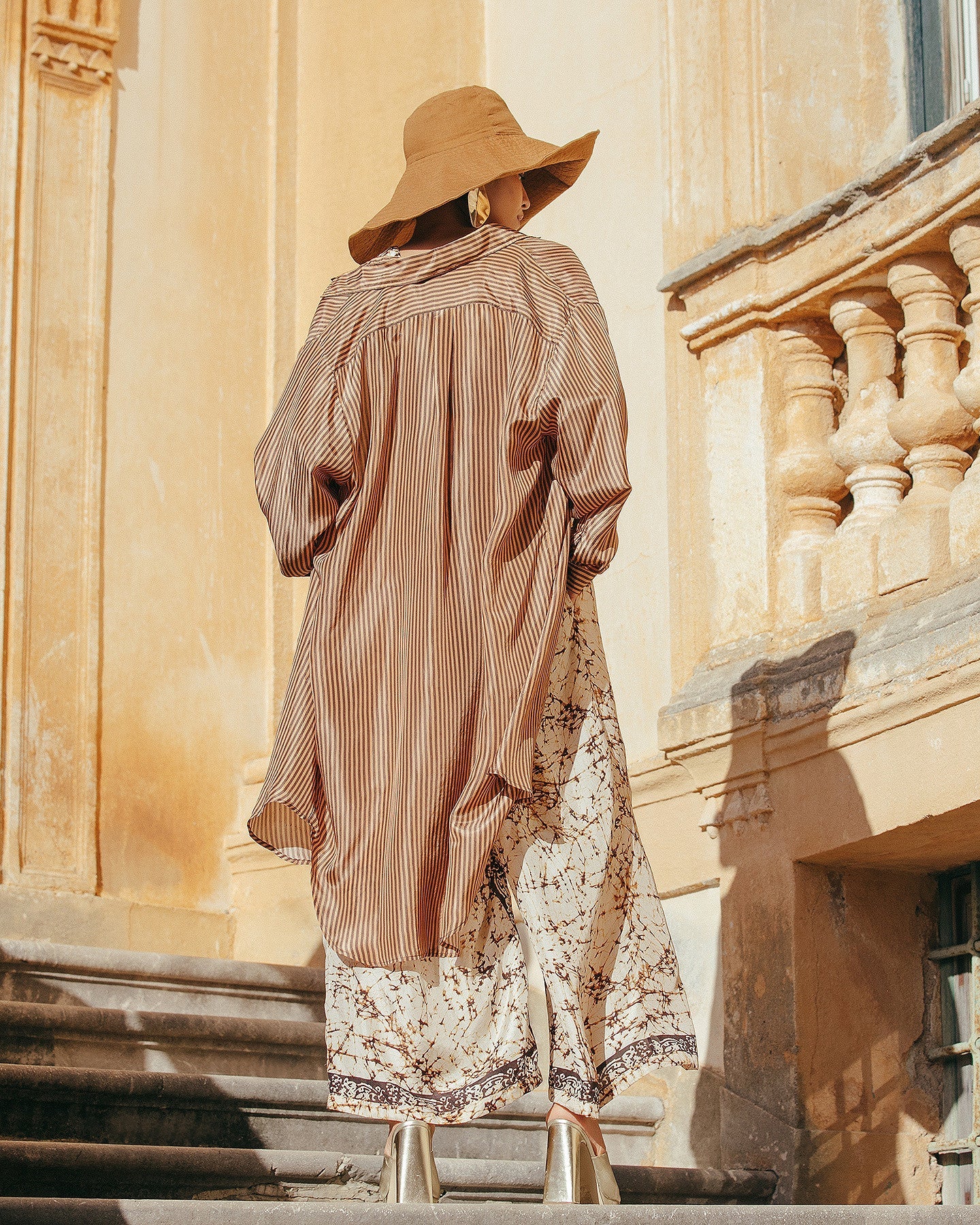 Robe Hiva  Terre / Chocolat | Mes Demoiselles Paris