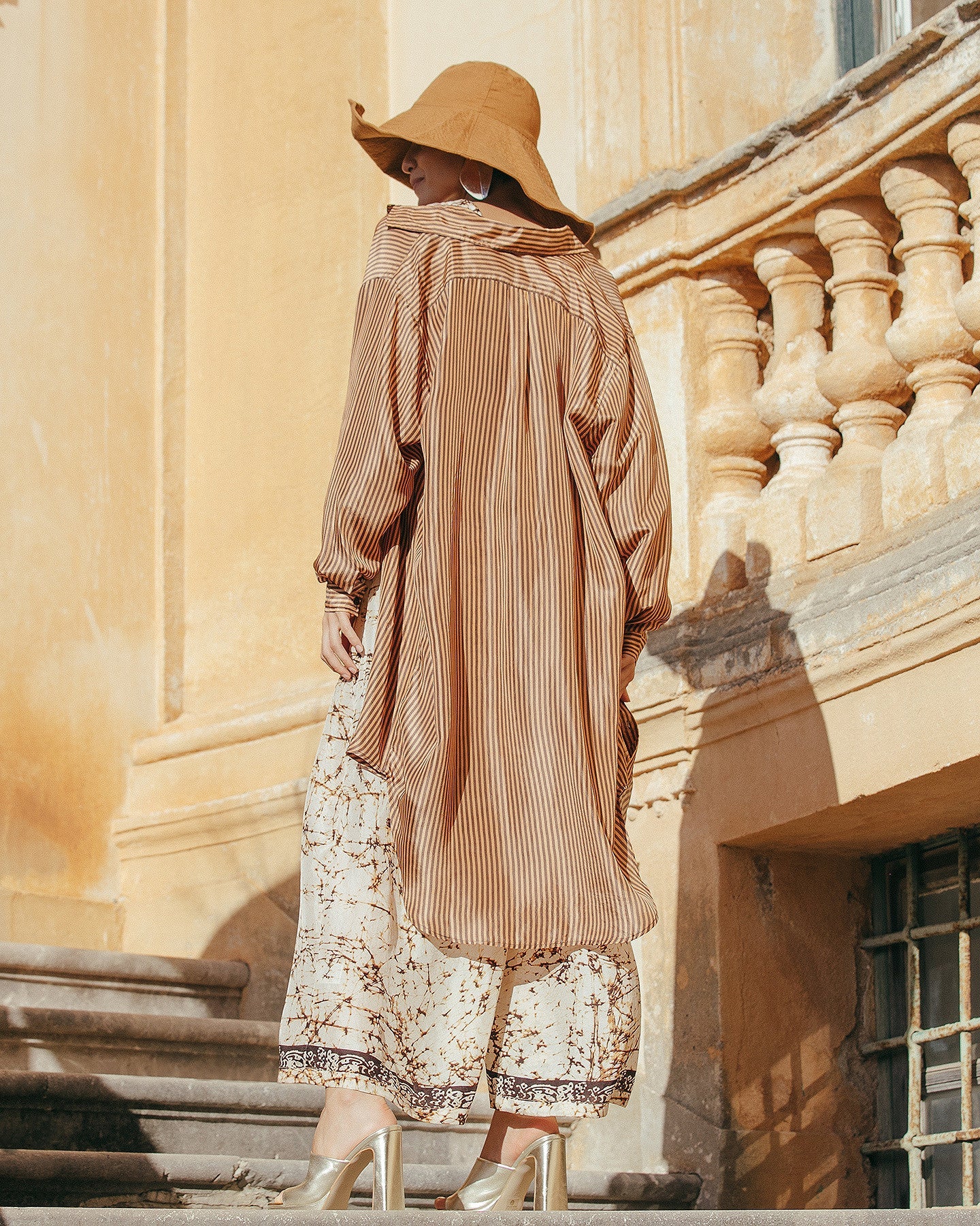 Robe Hiva  Terre / Chocolat | Mes Demoiselles Paris