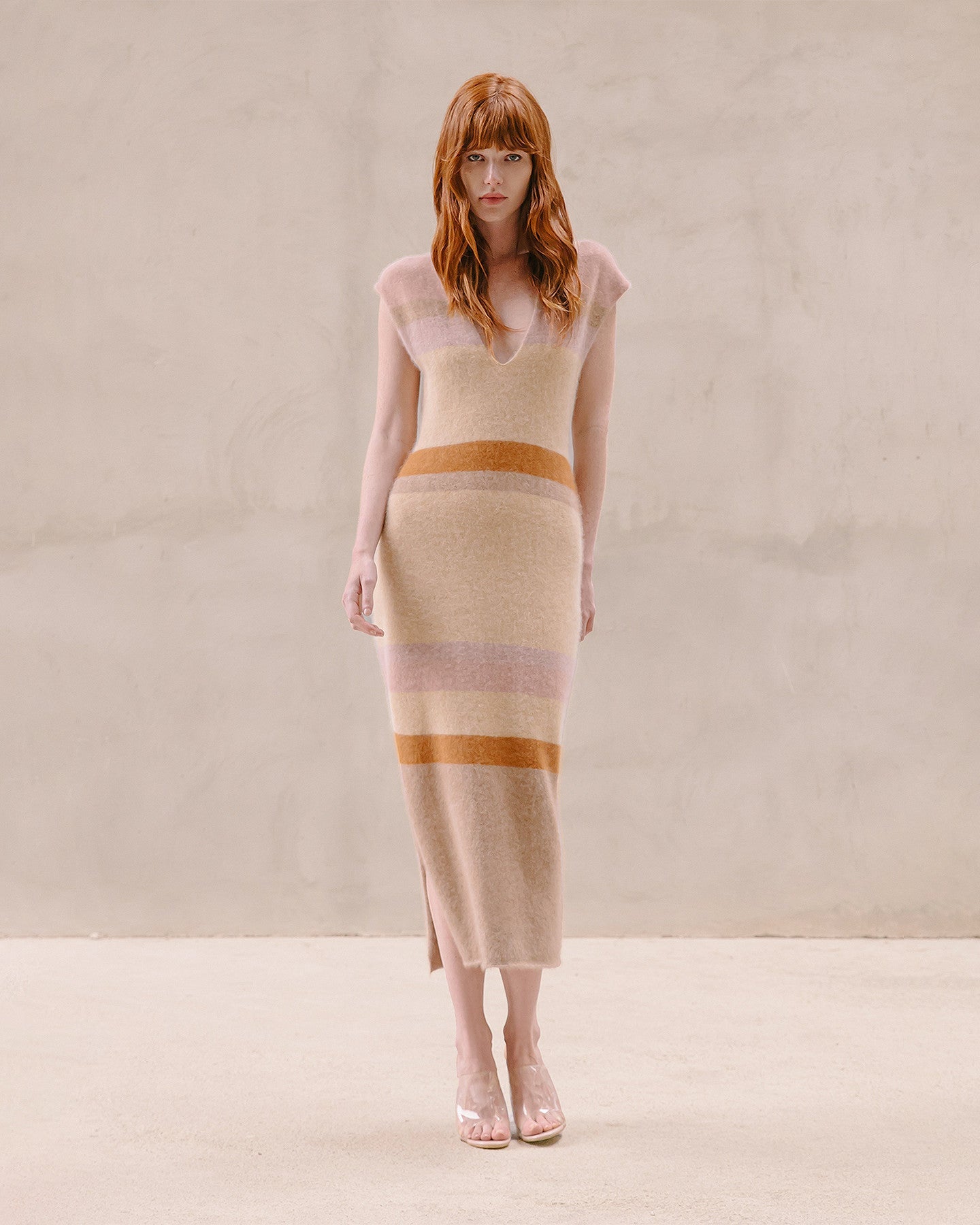 Robe Juliet  Chameau / Rose | Mes Demoiselles Paris