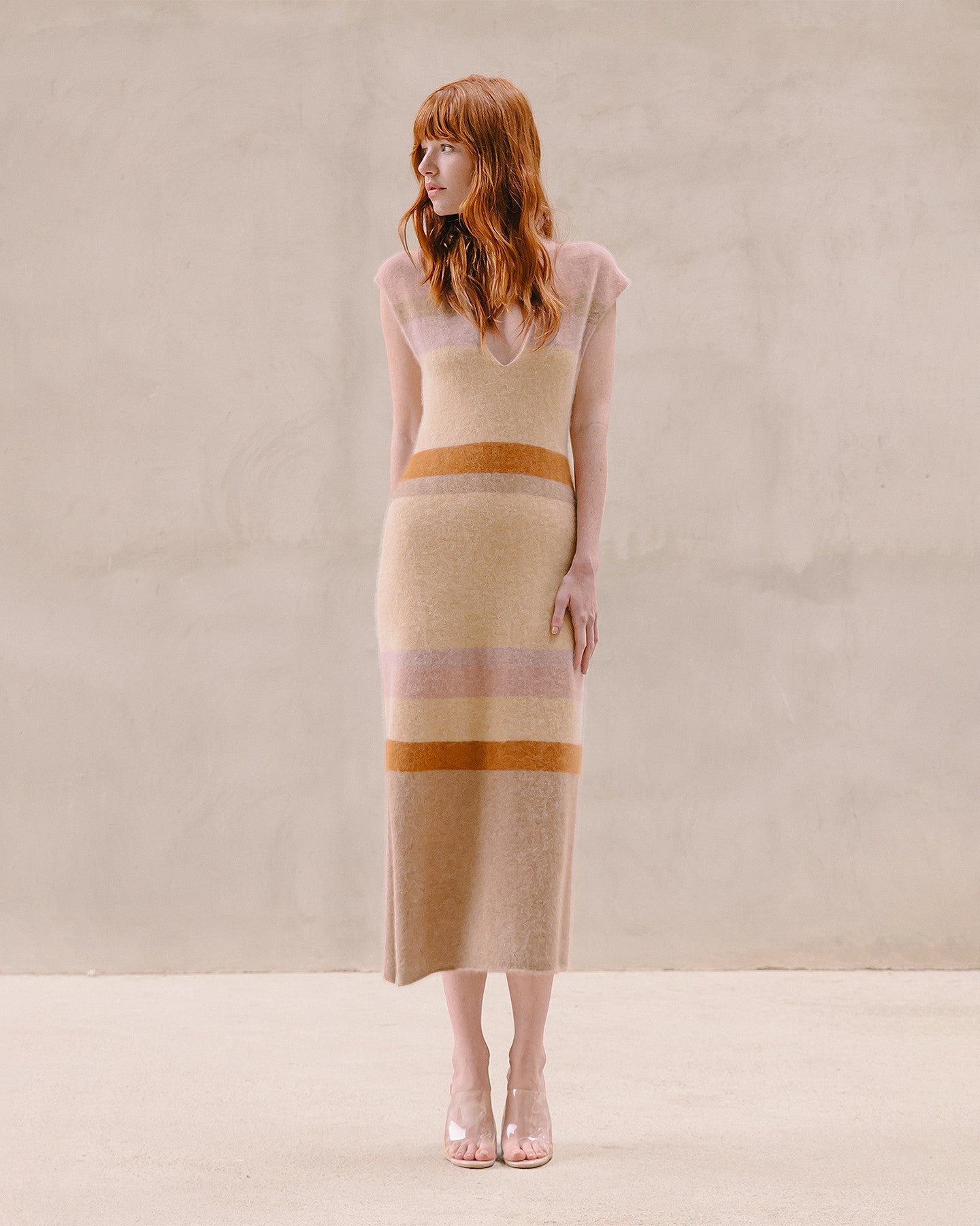 Robe Juliet  Chameau / Rose | Mes Demoiselles Paris