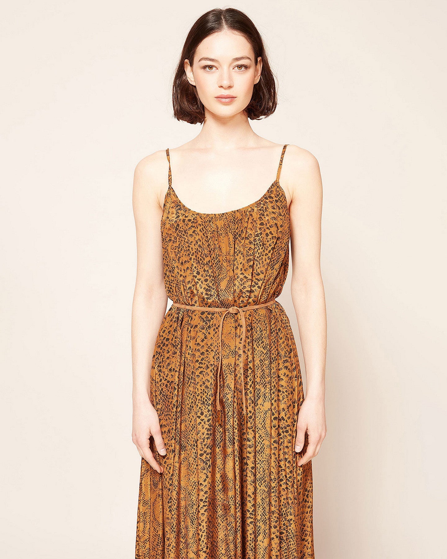 Robe Konda  Imprimé ocre | Mes Demoiselles Paris