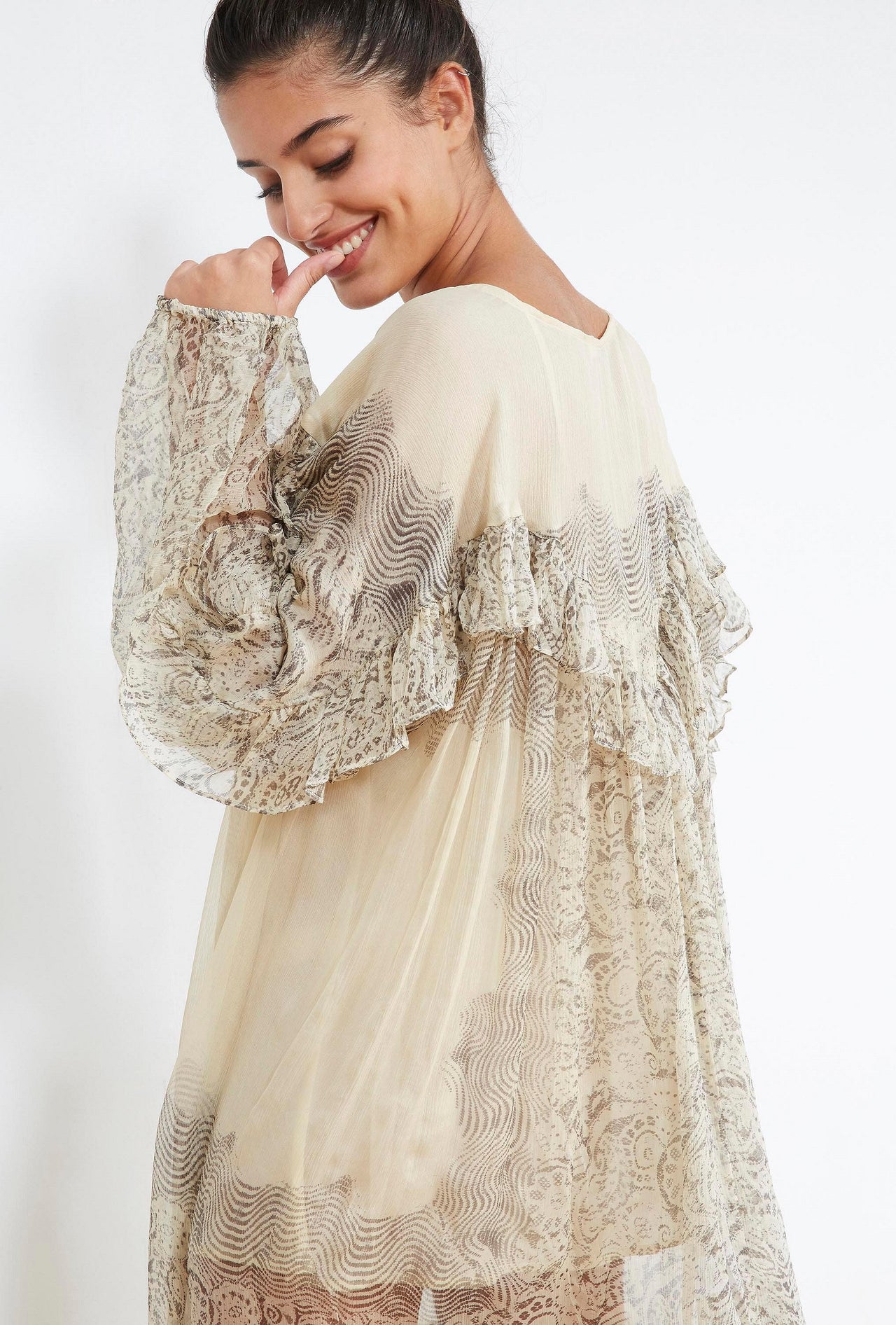 Robe Lamour  Ecru | Mes Demoiselles Paris - Image 3