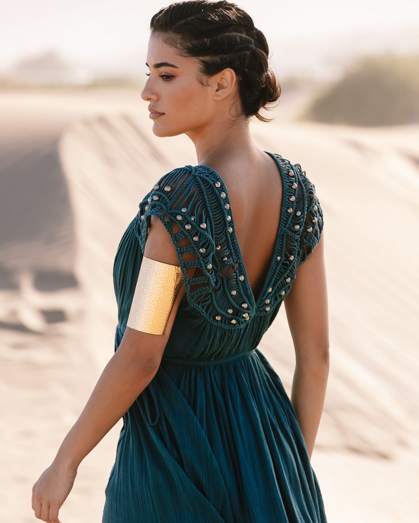 Maha Dress, Dark Turquoise | Mes Demoiselles – Mes Demoiselles Paris