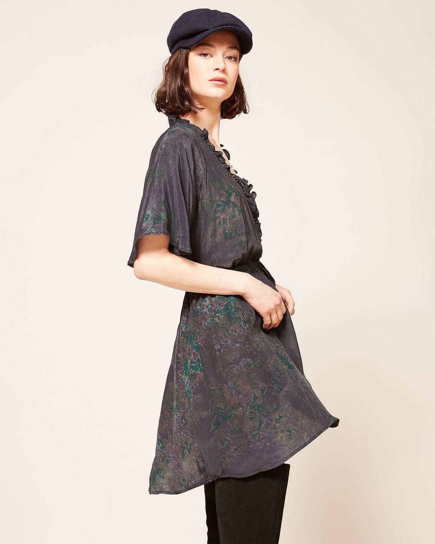 Robe Morganite  Imprimé violet | Mes Demoiselles Paris