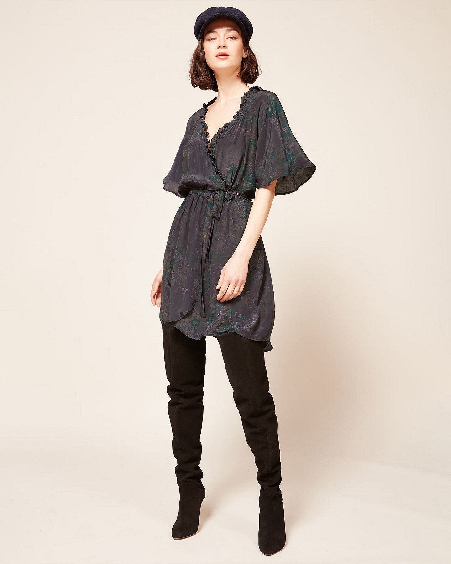 Robe Morganite  Imprimé violet | Mes Demoiselles Paris