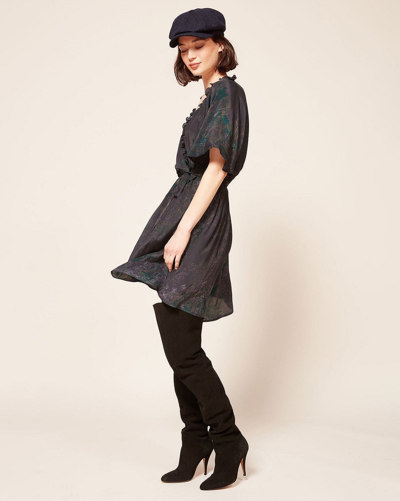 Robe Morganite  Imprimé violet | Mes Demoiselles Paris - Image 5