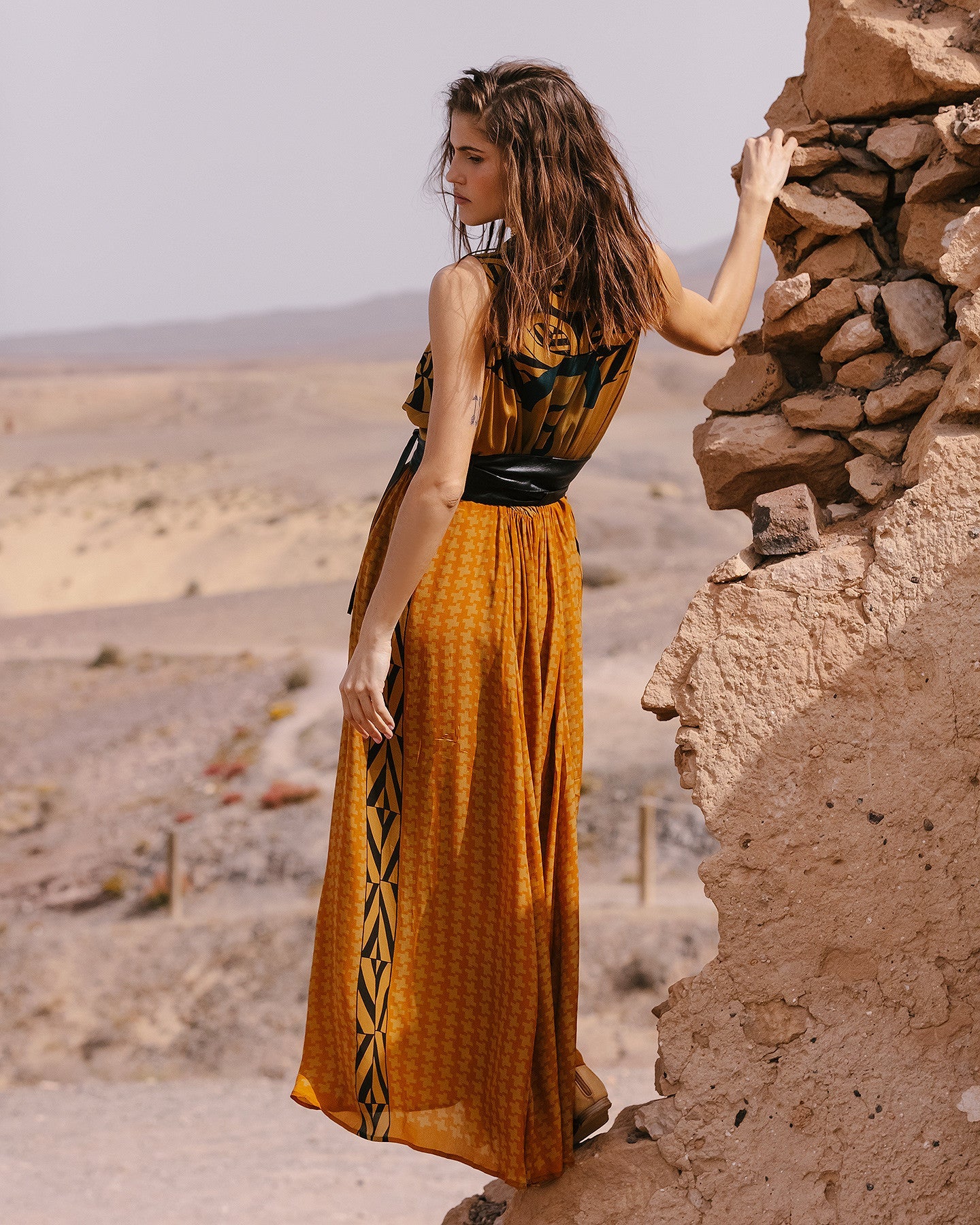 Muse Ocher Dress | Mes Demoiselles – Mes Demoiselles Paris