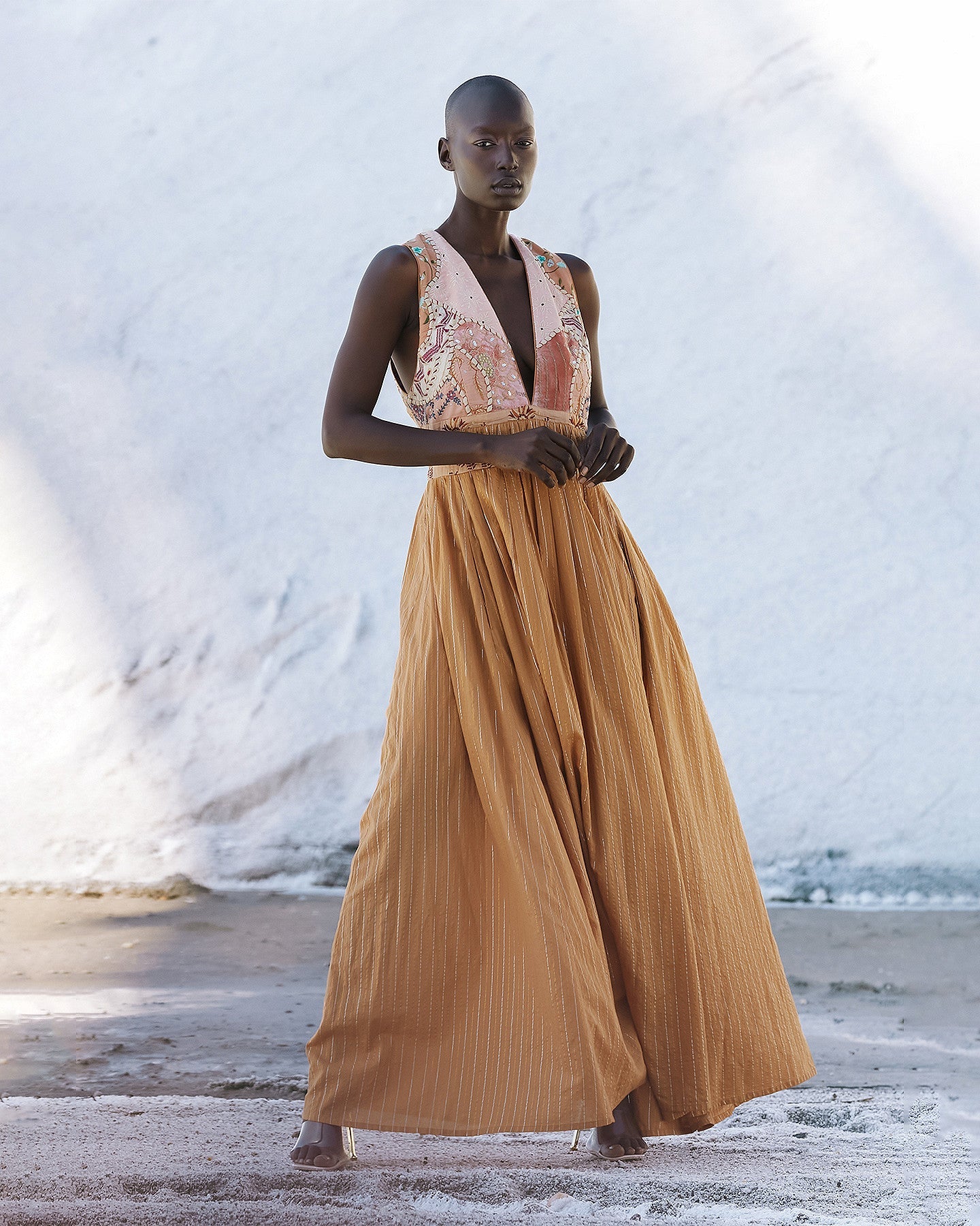 L'Appartement【MES DEMOISELLES】LONG SKIRT New Ajna Rose Dress | Mes Demoiselles – Mes Demoiselles Paris