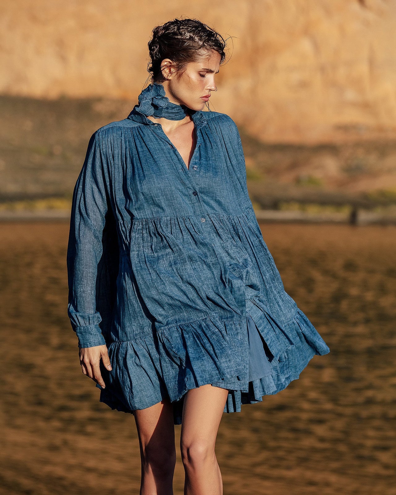 Robe Nirvana  Bleu | Mes Demoiselles Paris - Image 1