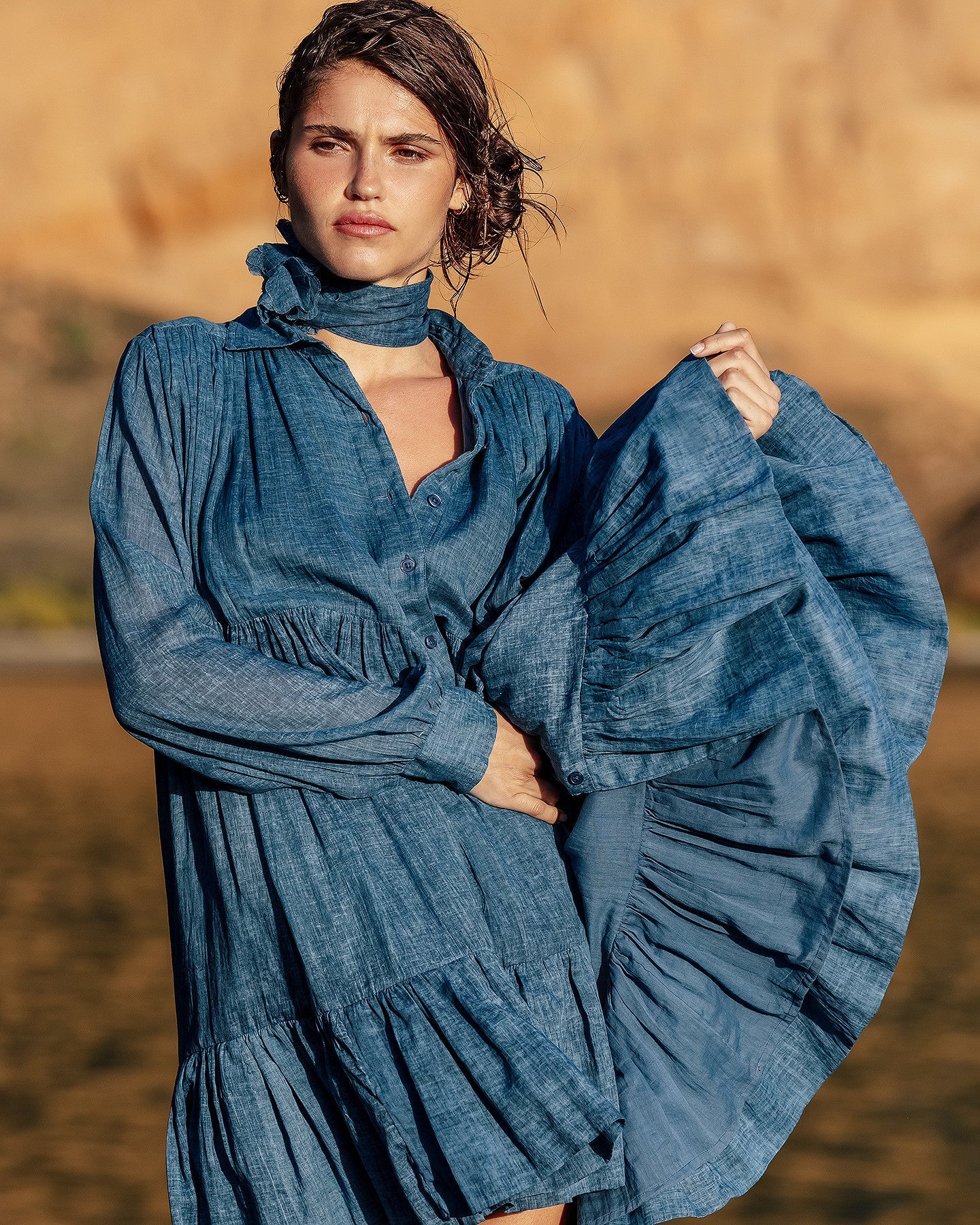 Robe Nirvana  Bleu | Mes Demoiselles Paris