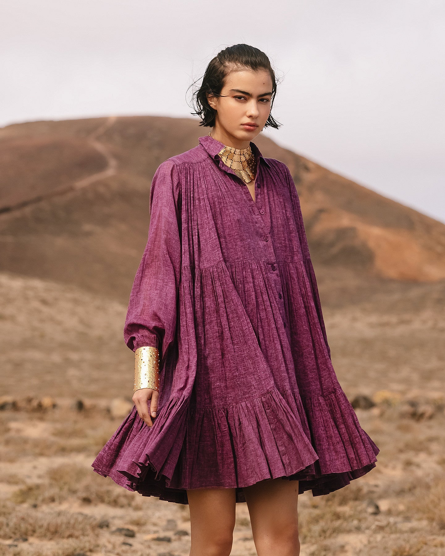 Robe Nirvana  Violine | Mes Demoiselles Paris