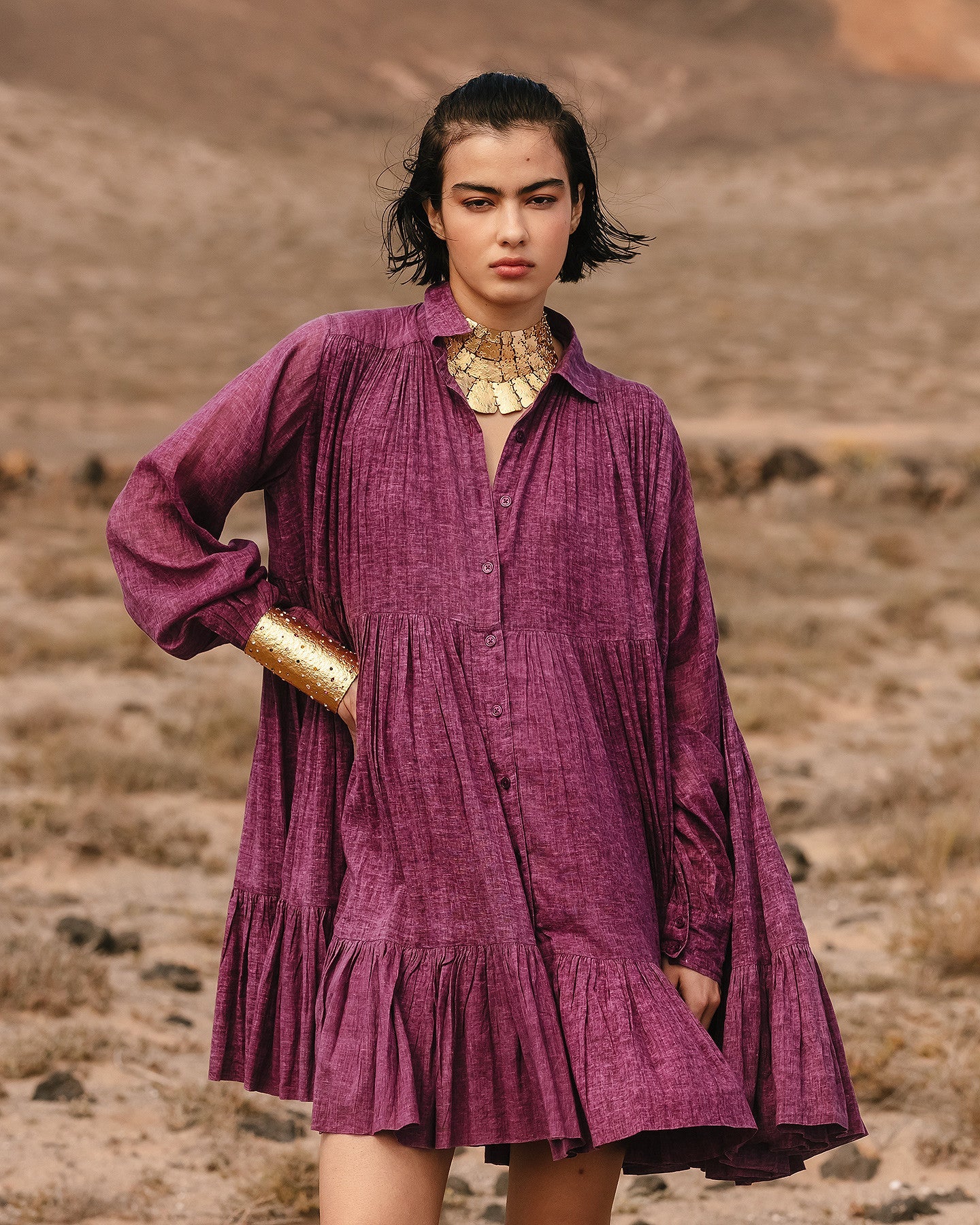 Robe Nirvana  Violine | Mes Demoiselles Paris