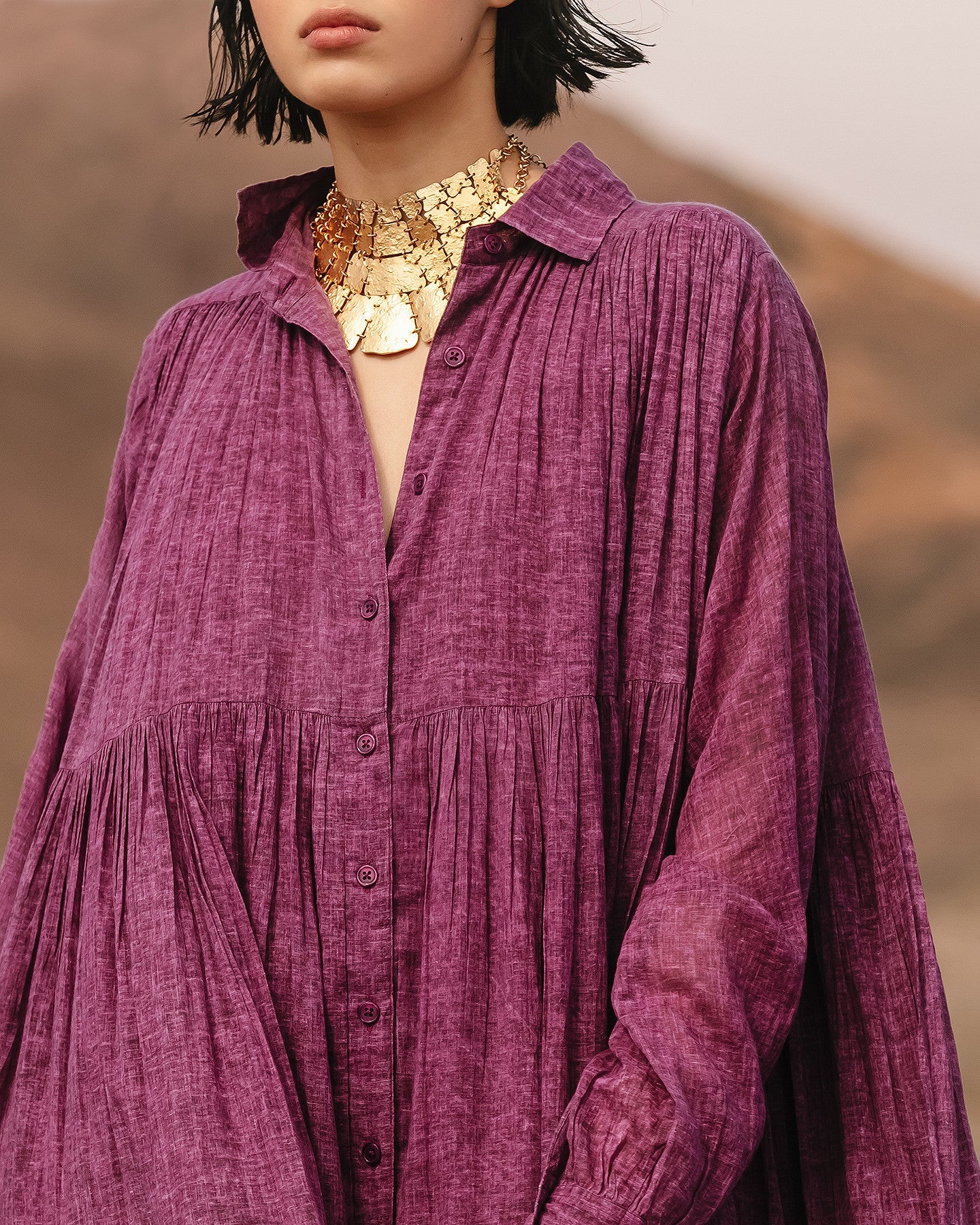 Robe Nirvana  Violine | Mes Demoiselles Paris