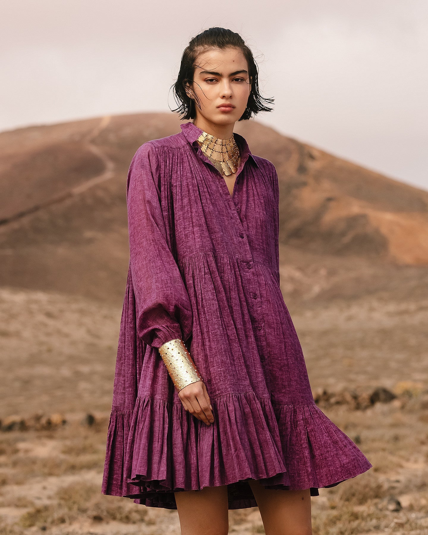 Robe Nirvana  Violine | Mes Demoiselles Paris