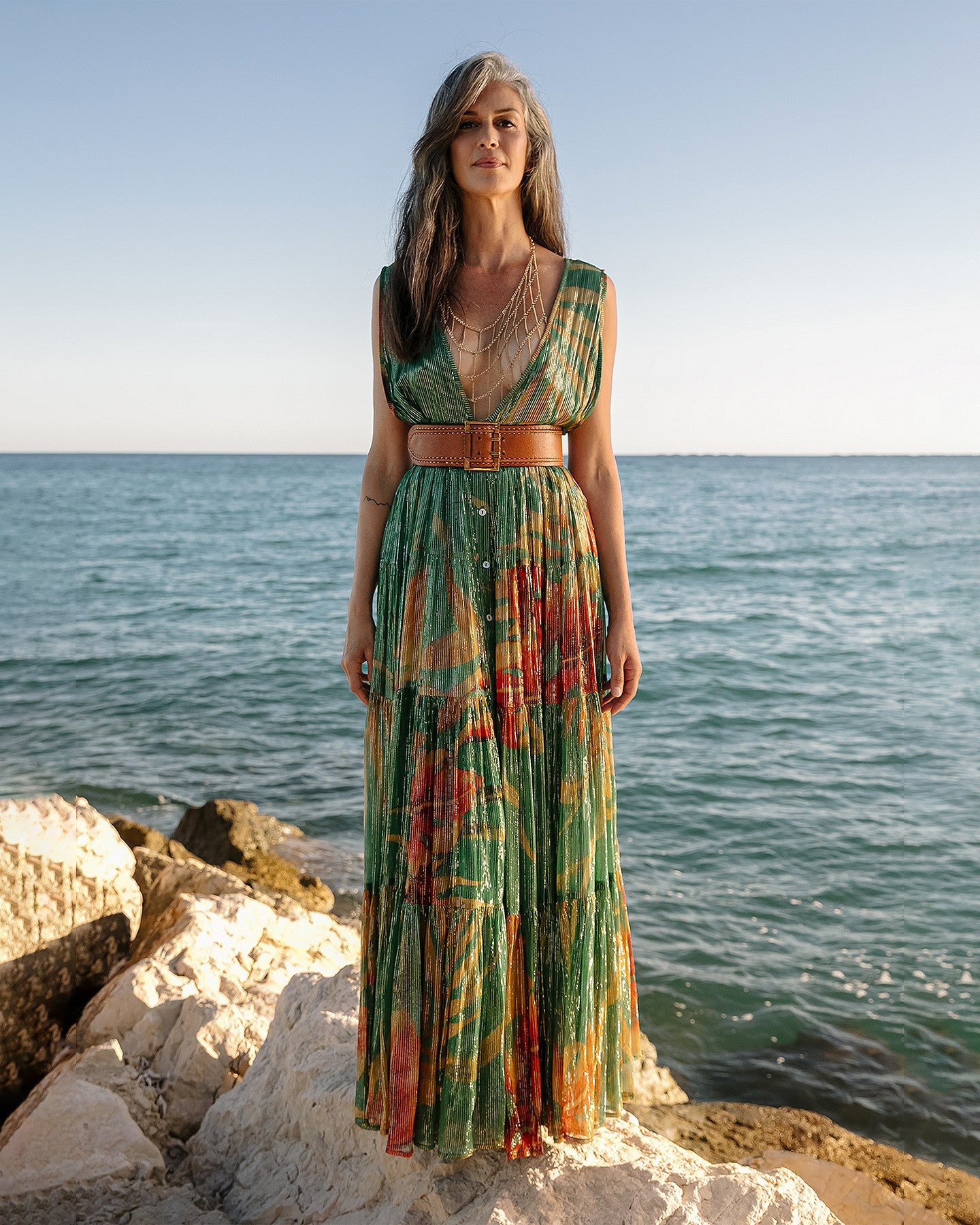 Robe Prisca  Imprimé palmier | Mes Demoiselles Paris