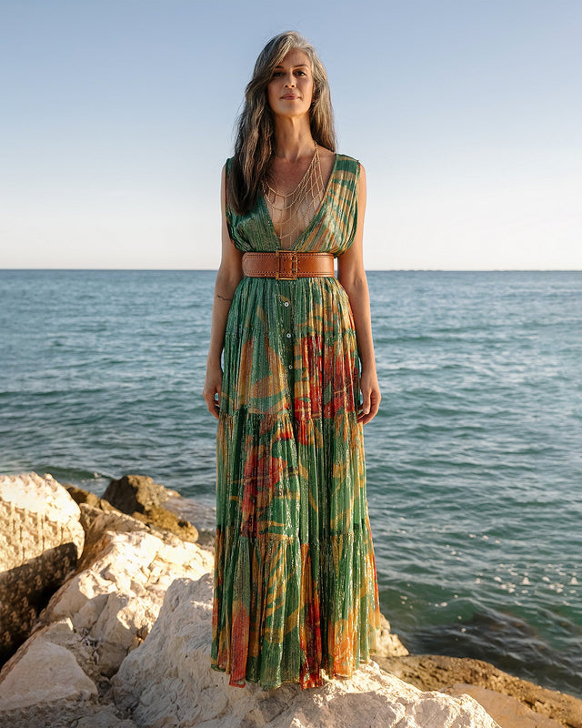 Robe Prisca  Imprimé palmier | Mes Demoiselles Paris - Image 1