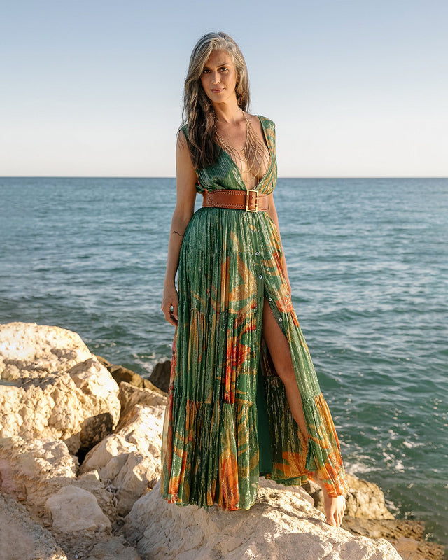 Robe Prisca  Imprimé palmier | Mes Demoiselles Paris - Image 3