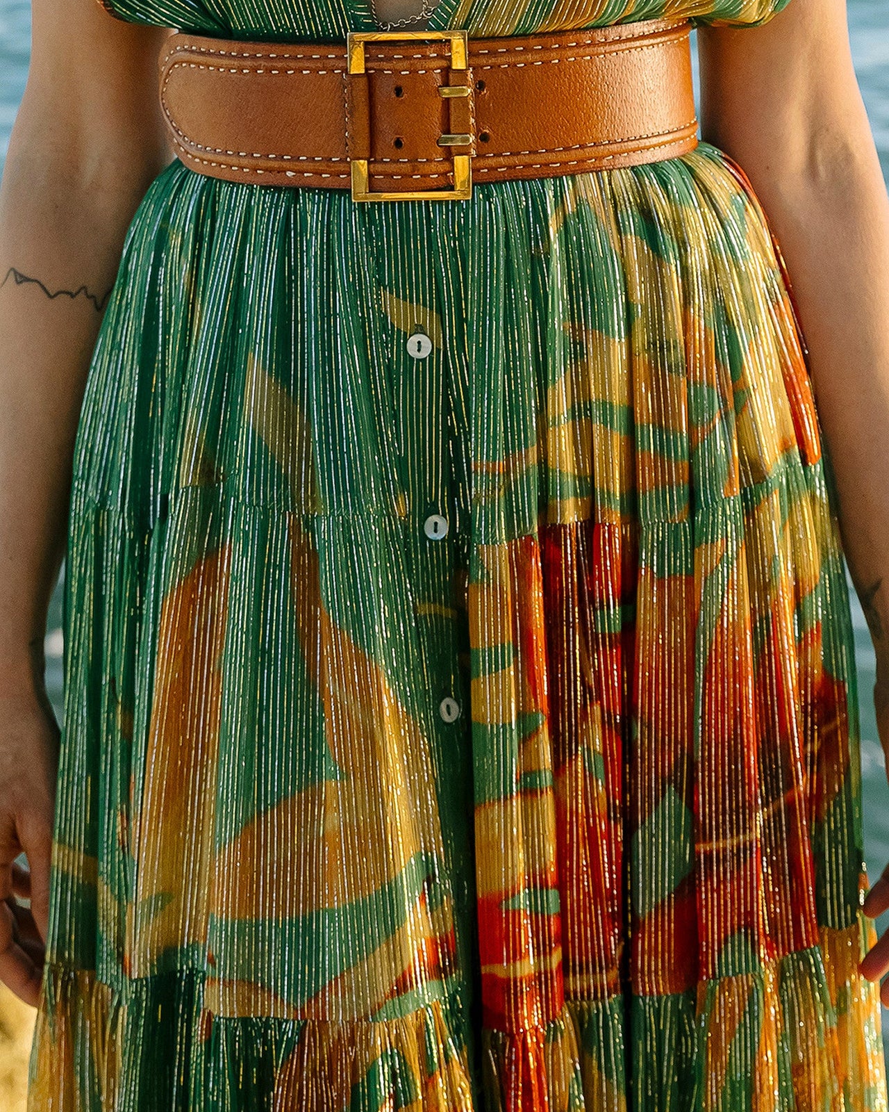 Robe Prisca  Imprimé palmier | Mes Demoiselles Paris - Image 6