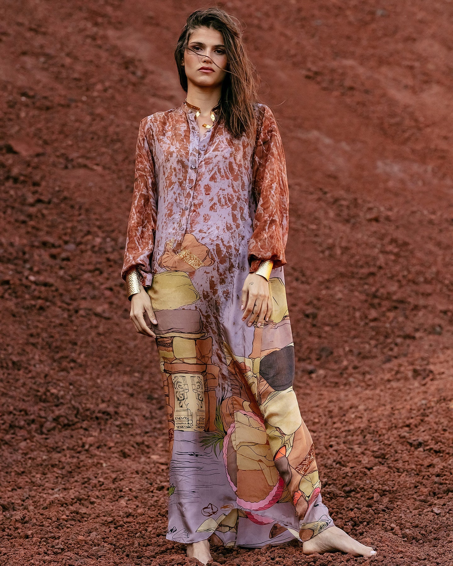 Robe Shungite  Bronze | Mes Demoiselles Paris