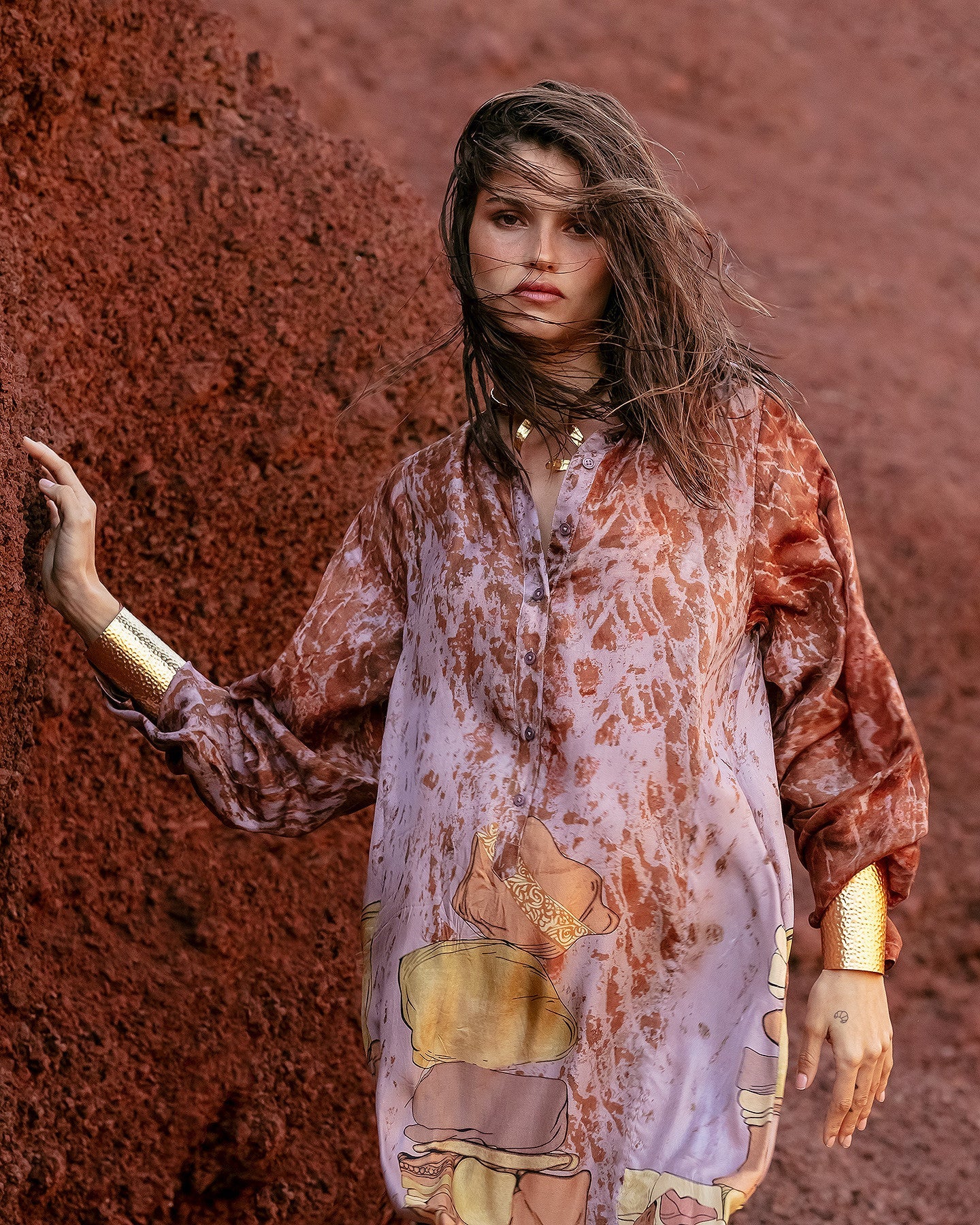 Robe Shungite  Bronze | Mes Demoiselles Paris