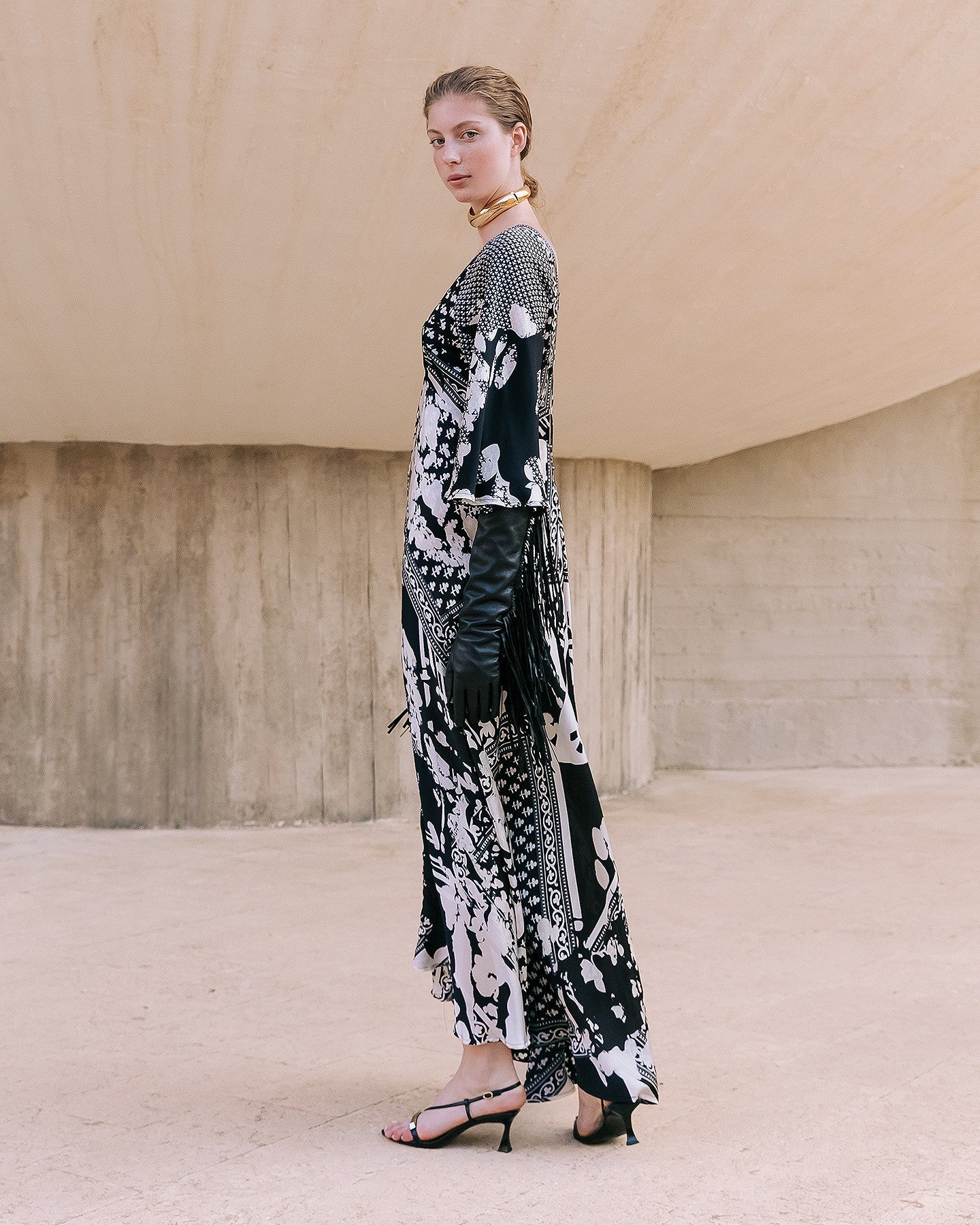 Robe Wonda  Noir / Blanc | Mes Demoiselles Paris