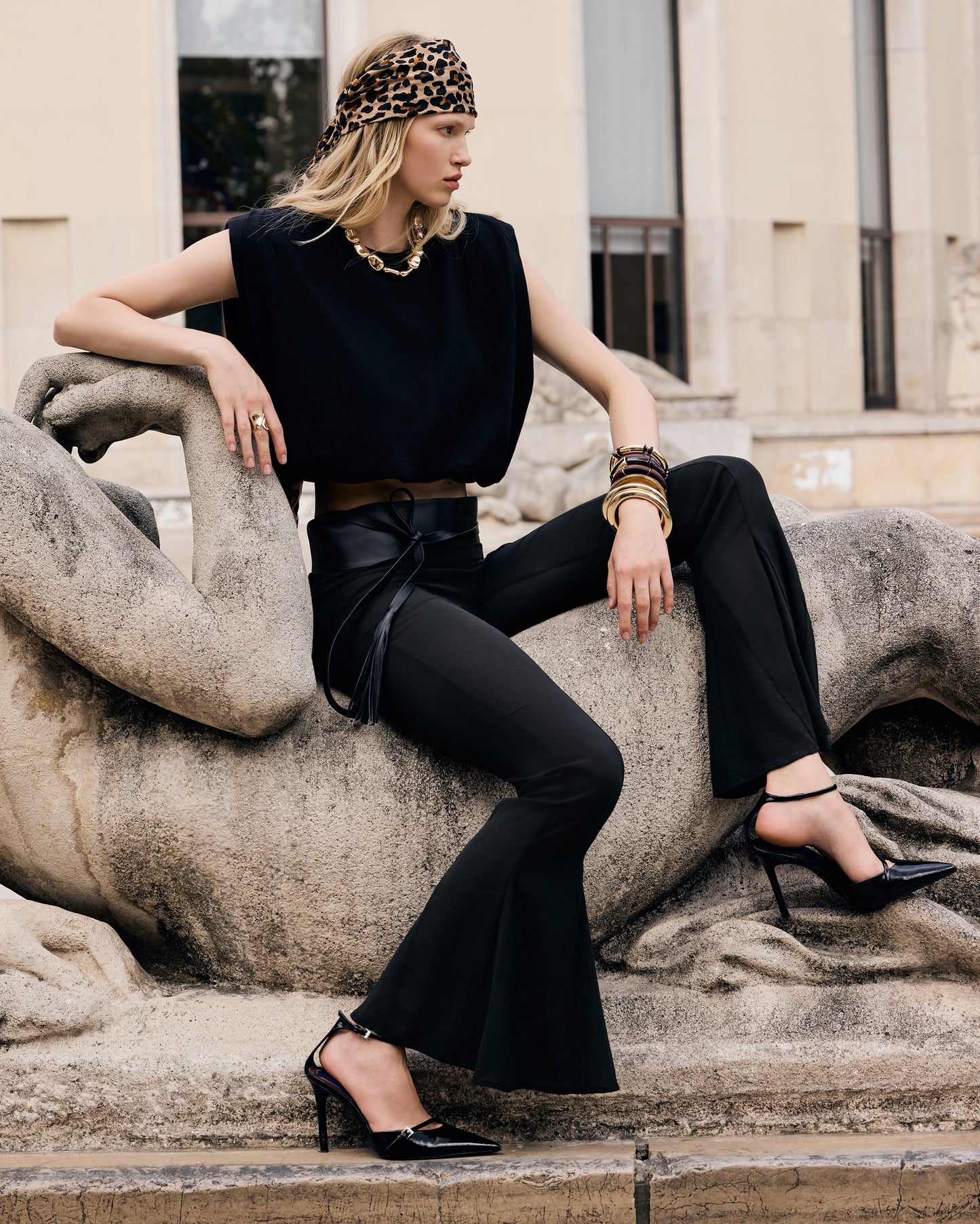 Pantalon Seventys - Charbon
