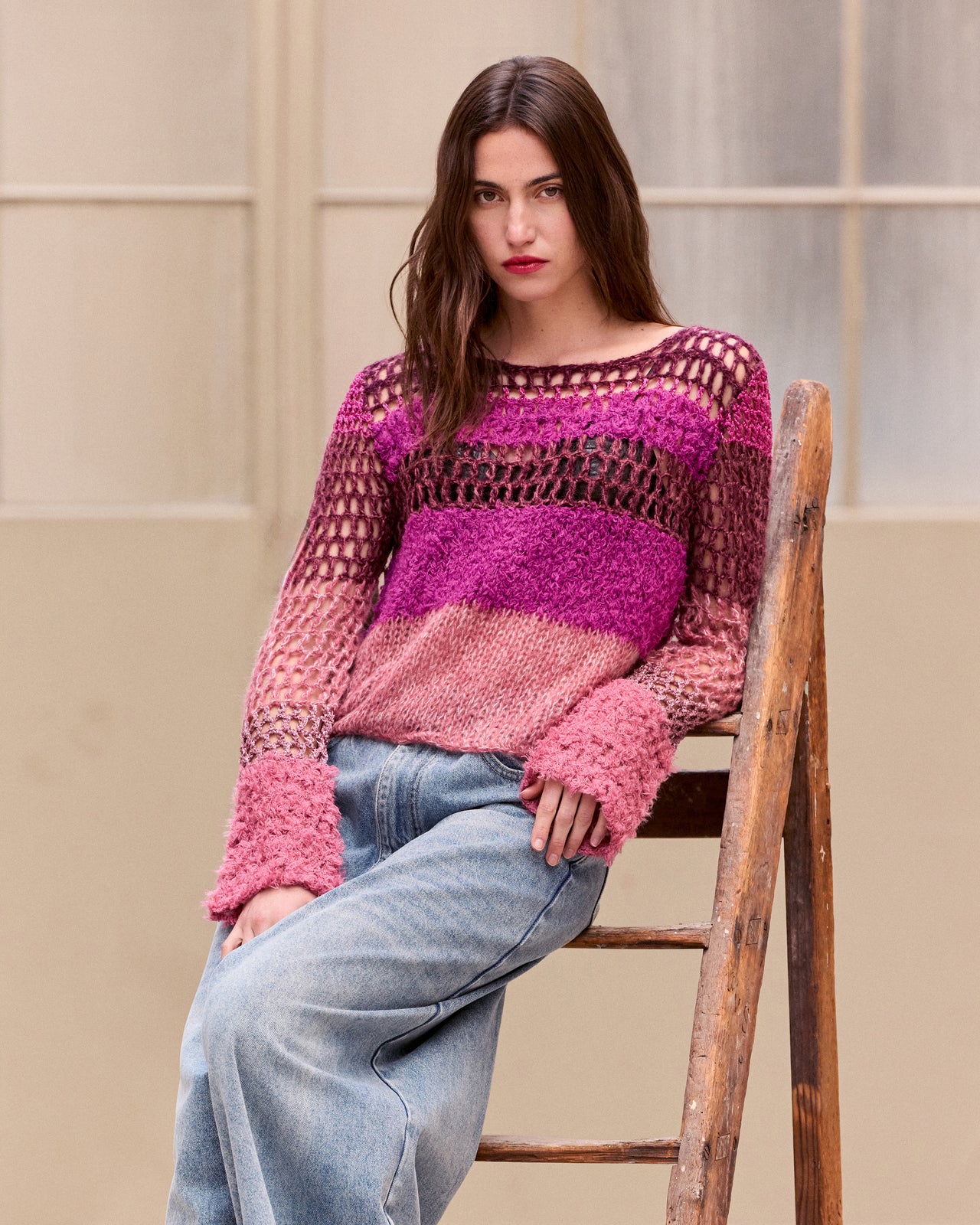 Opha Sweater - Mauve - Image 1