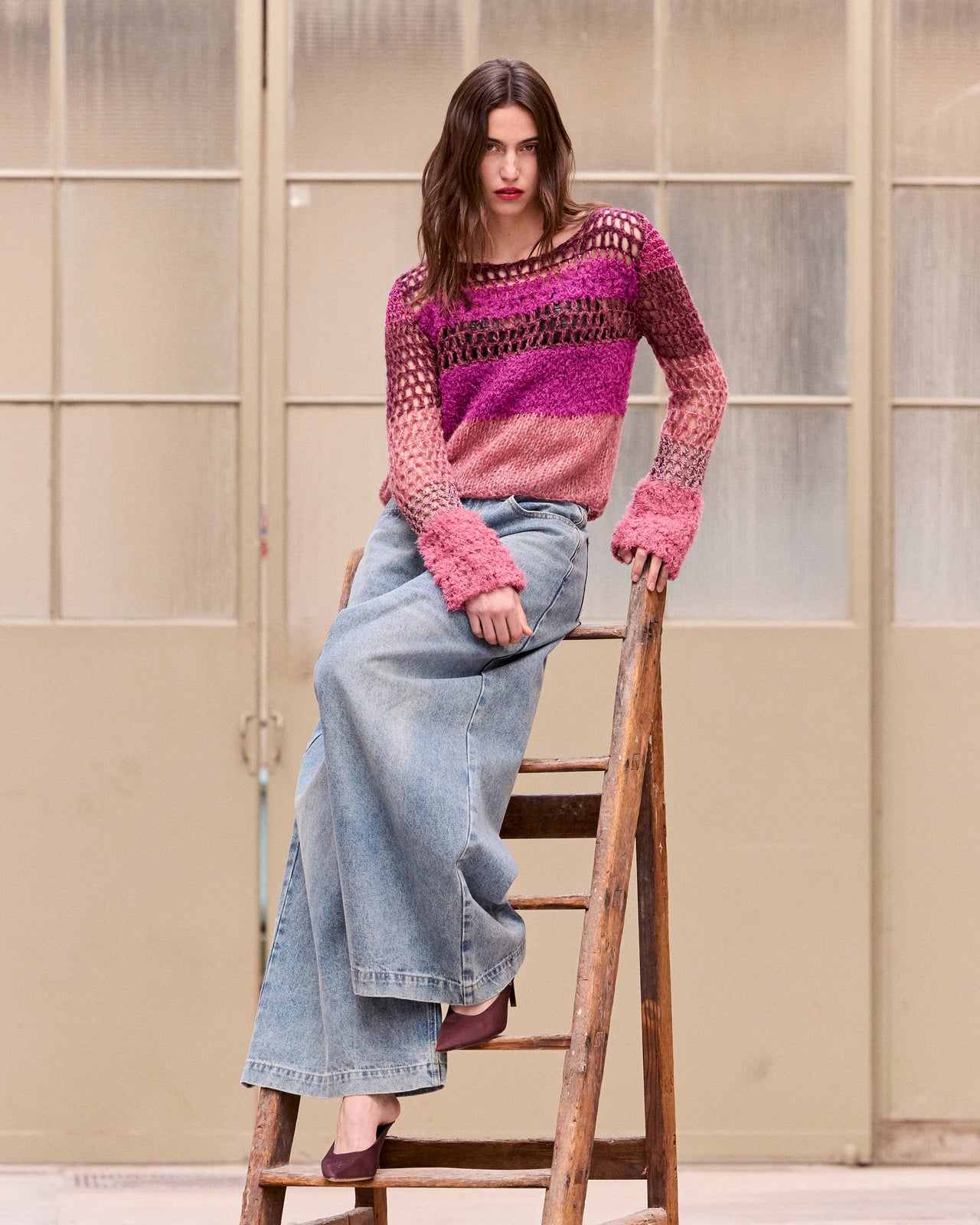 Opha Sweater - Mauve - Image 3