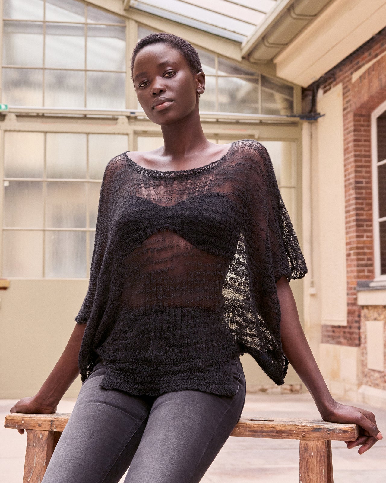Scully Sweater - Black - Image 1