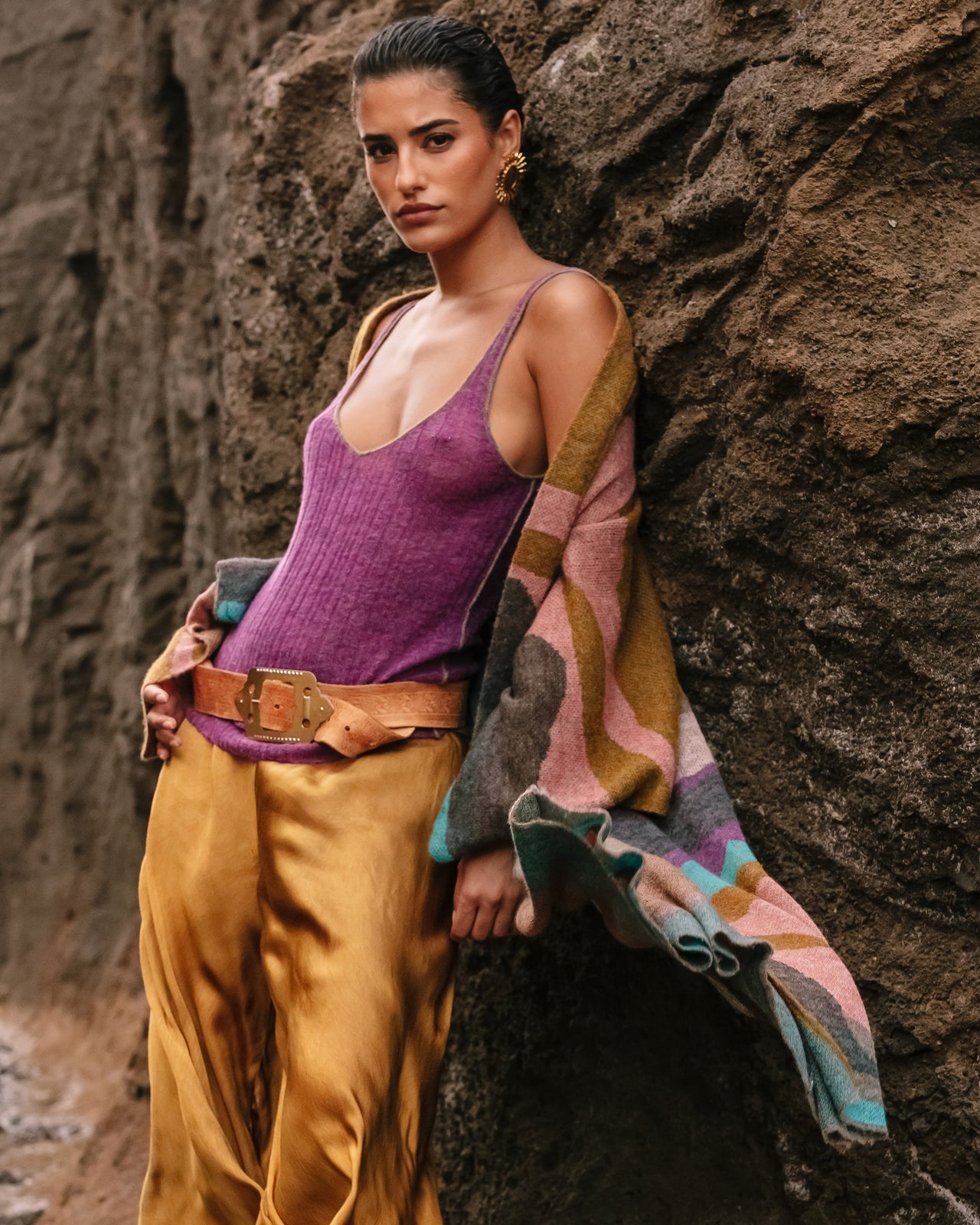 Pantalon Venie - Ocre - Image 3