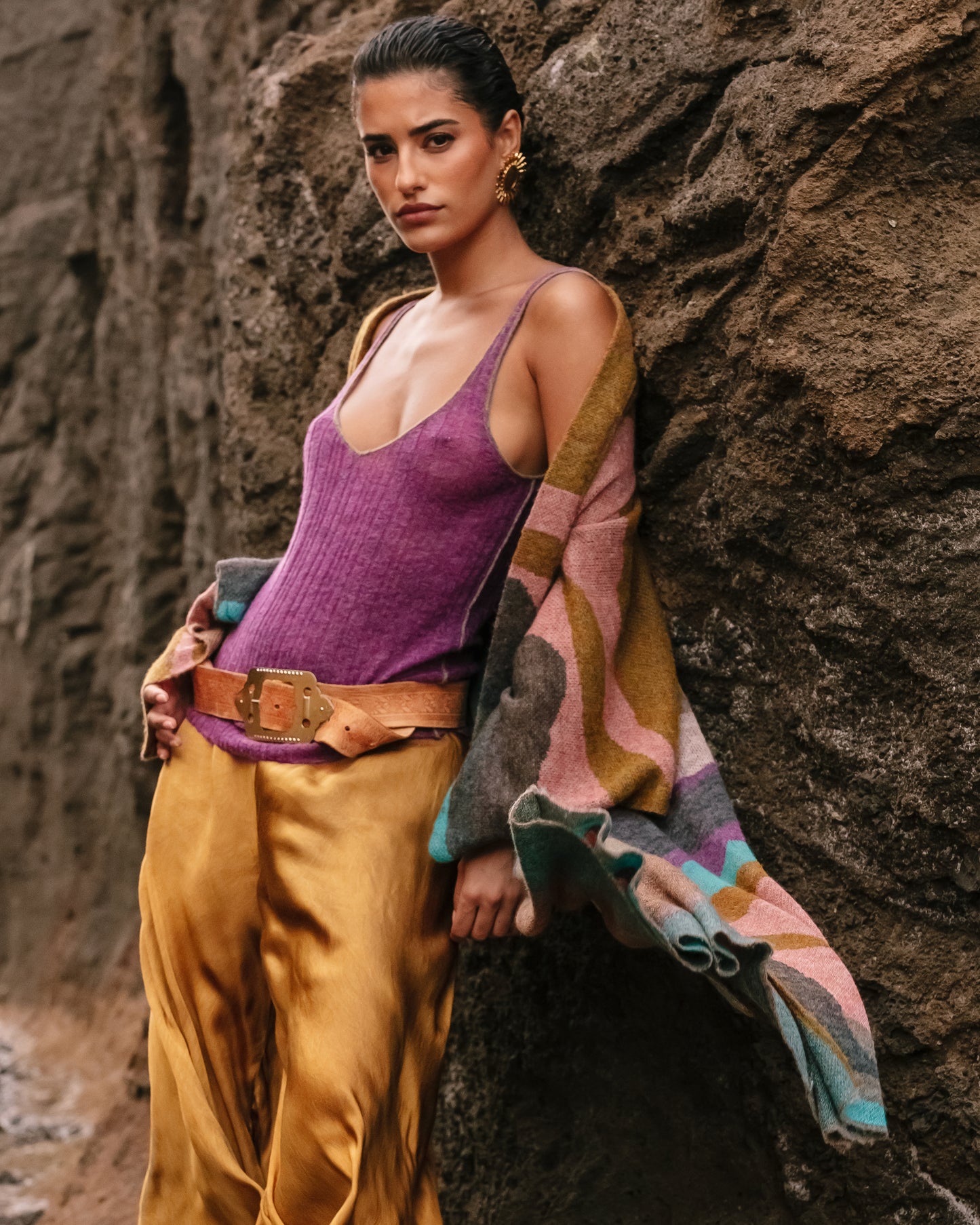 Pantalon Venie - Ocre