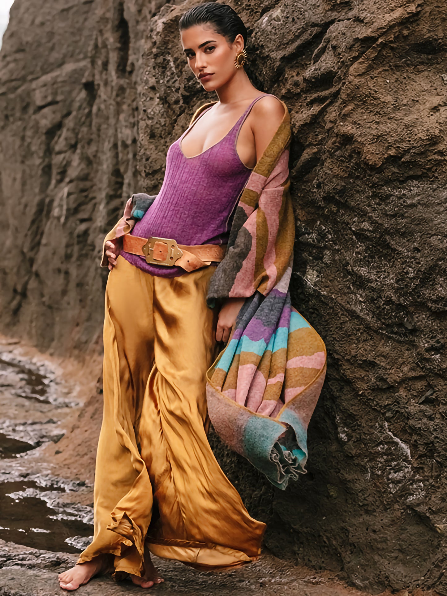 Pantalon Venie - Ocre