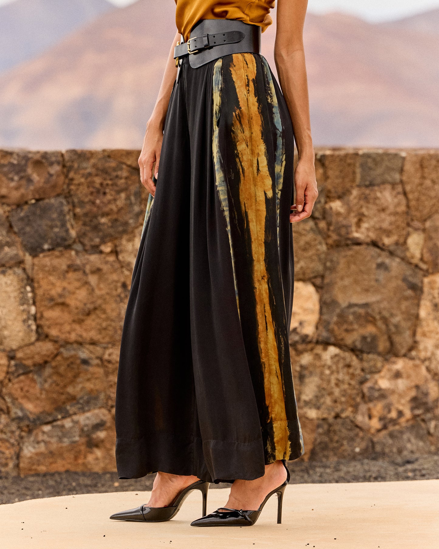 Llorllora Pants -  Ocre