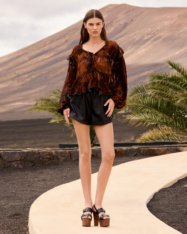 Llaollao Blouse -  Red - Image 1