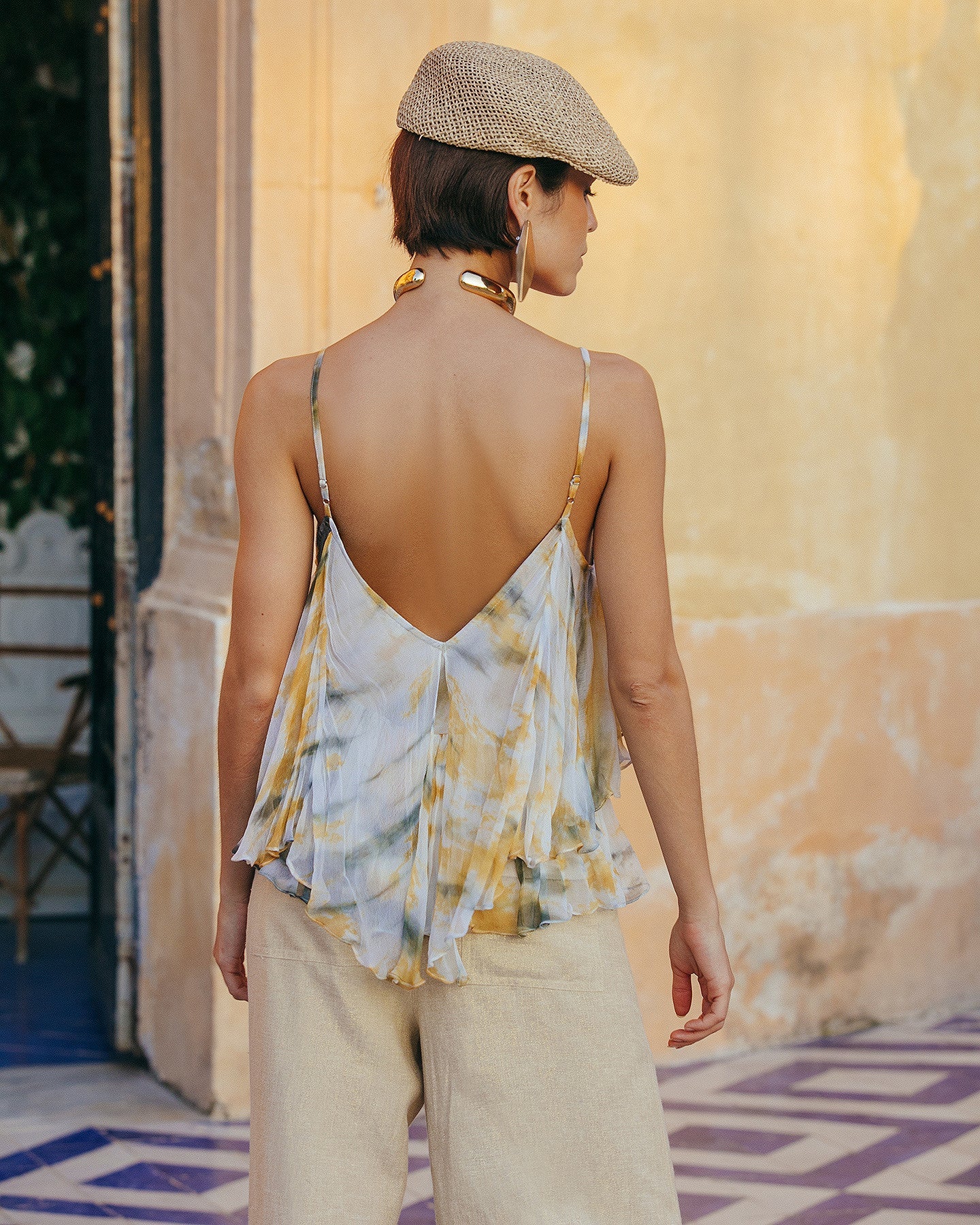 Top Iphine  Kaki / Ocre | Mes Demoiselles Paris