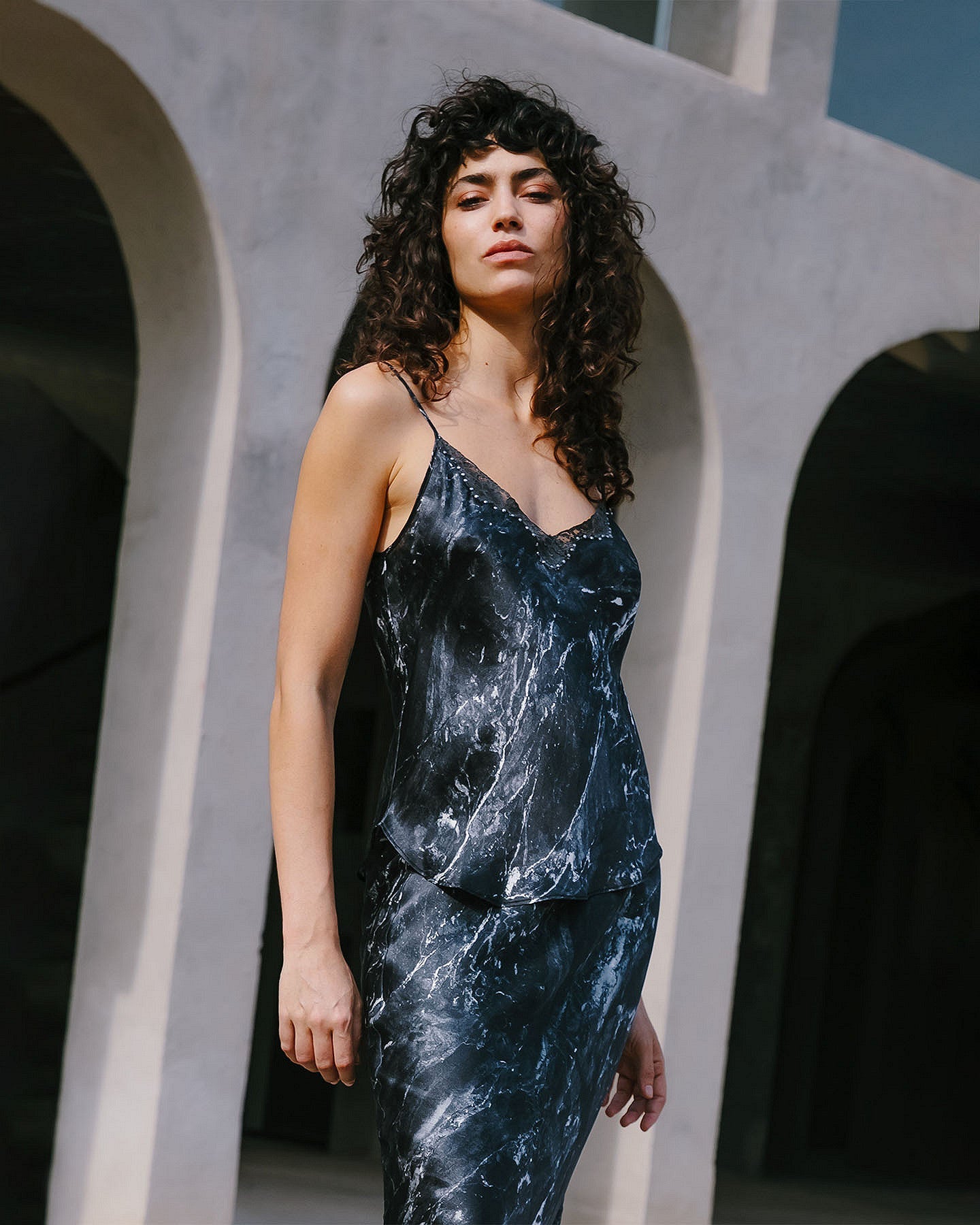 Top Solene  Marbre noir | Mes Demoiselles Paris