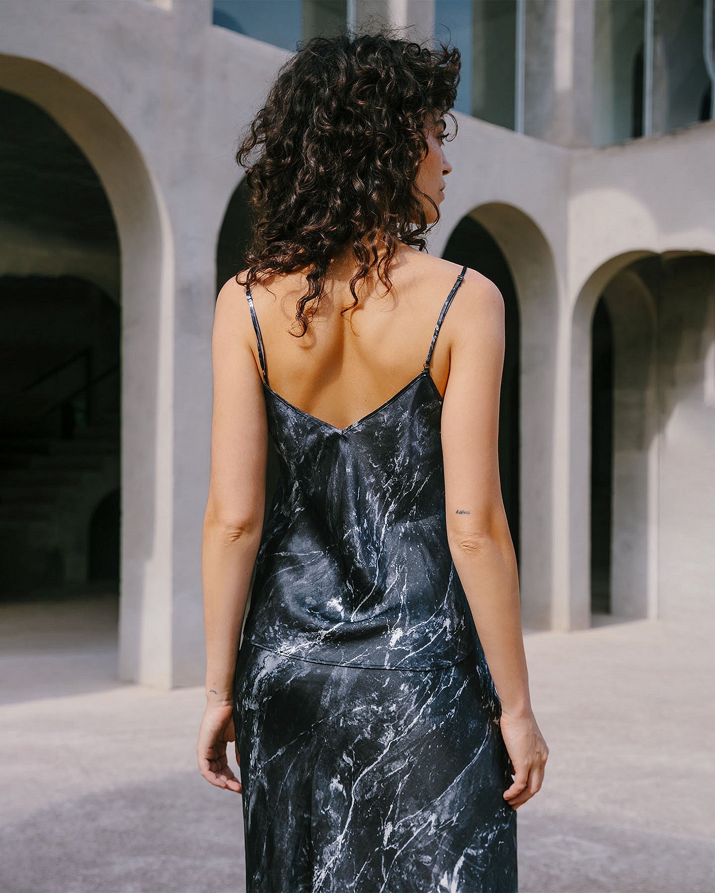 Top Solene  Marbre noir | Mes Demoiselles Paris